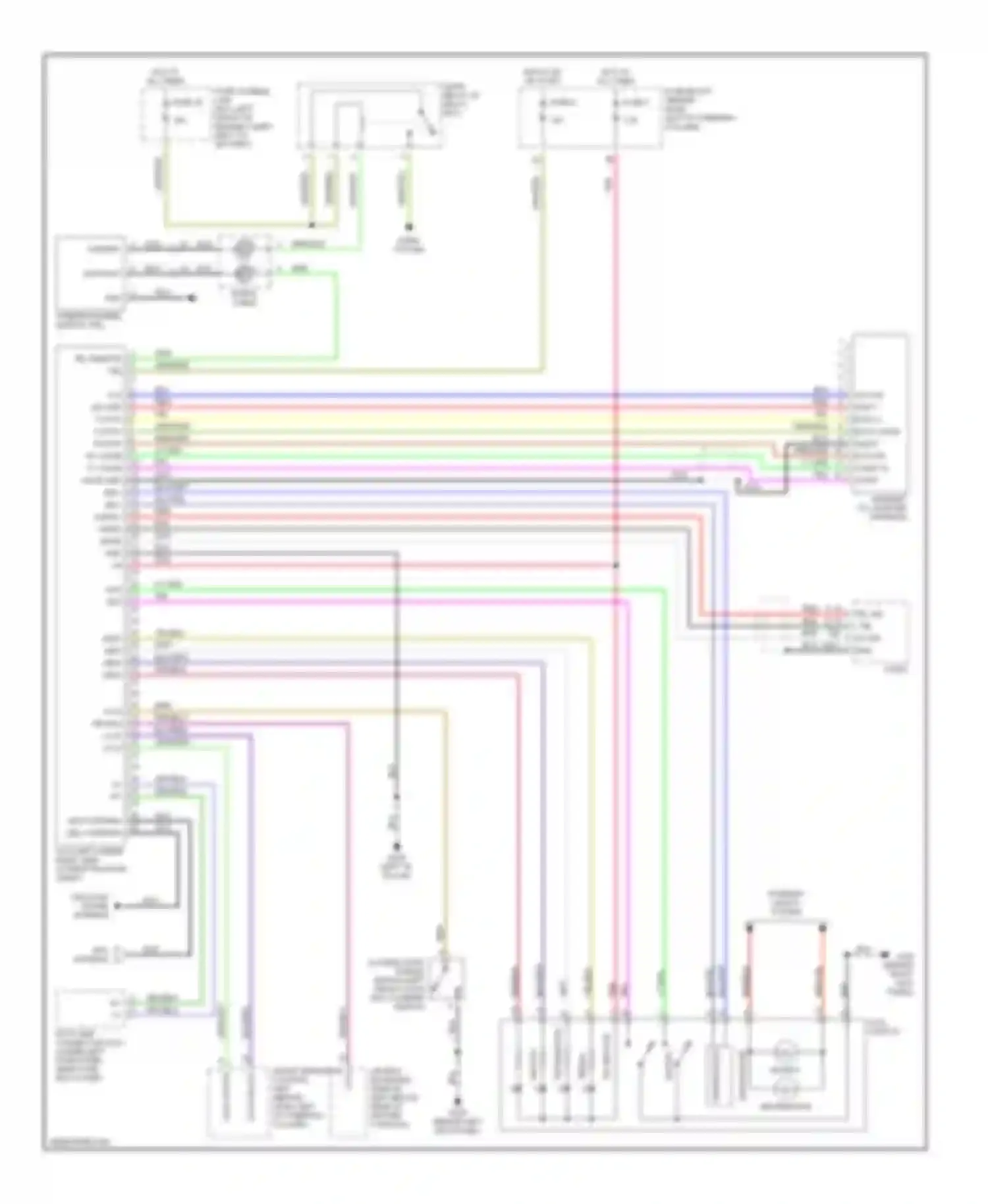Wiring diagram no service for Infiniti G20 II (1999-2002) (1 of 1)