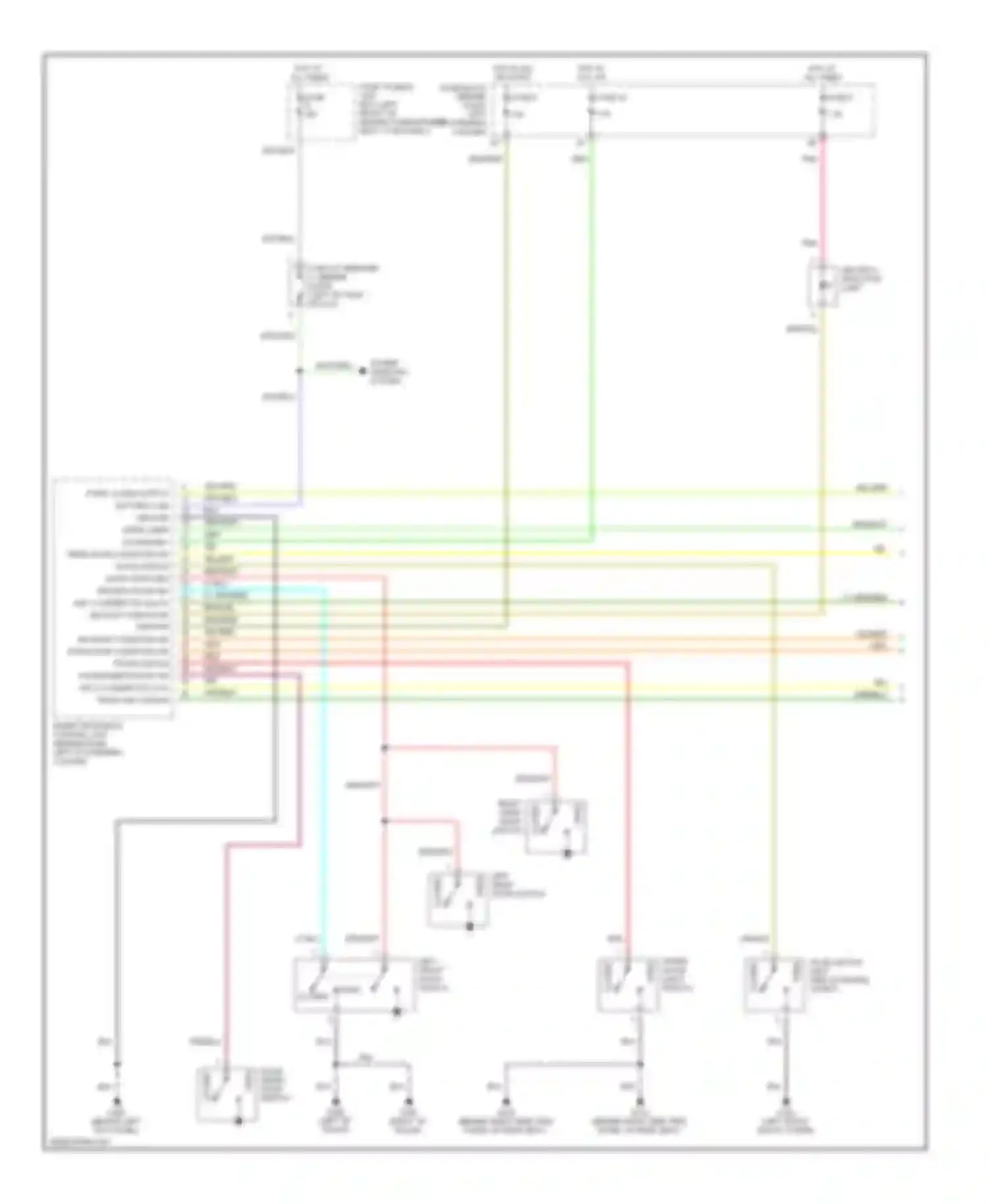 Wiring diagram red/blu for Infiniti G20 II (1999-2002) (1 of 14)