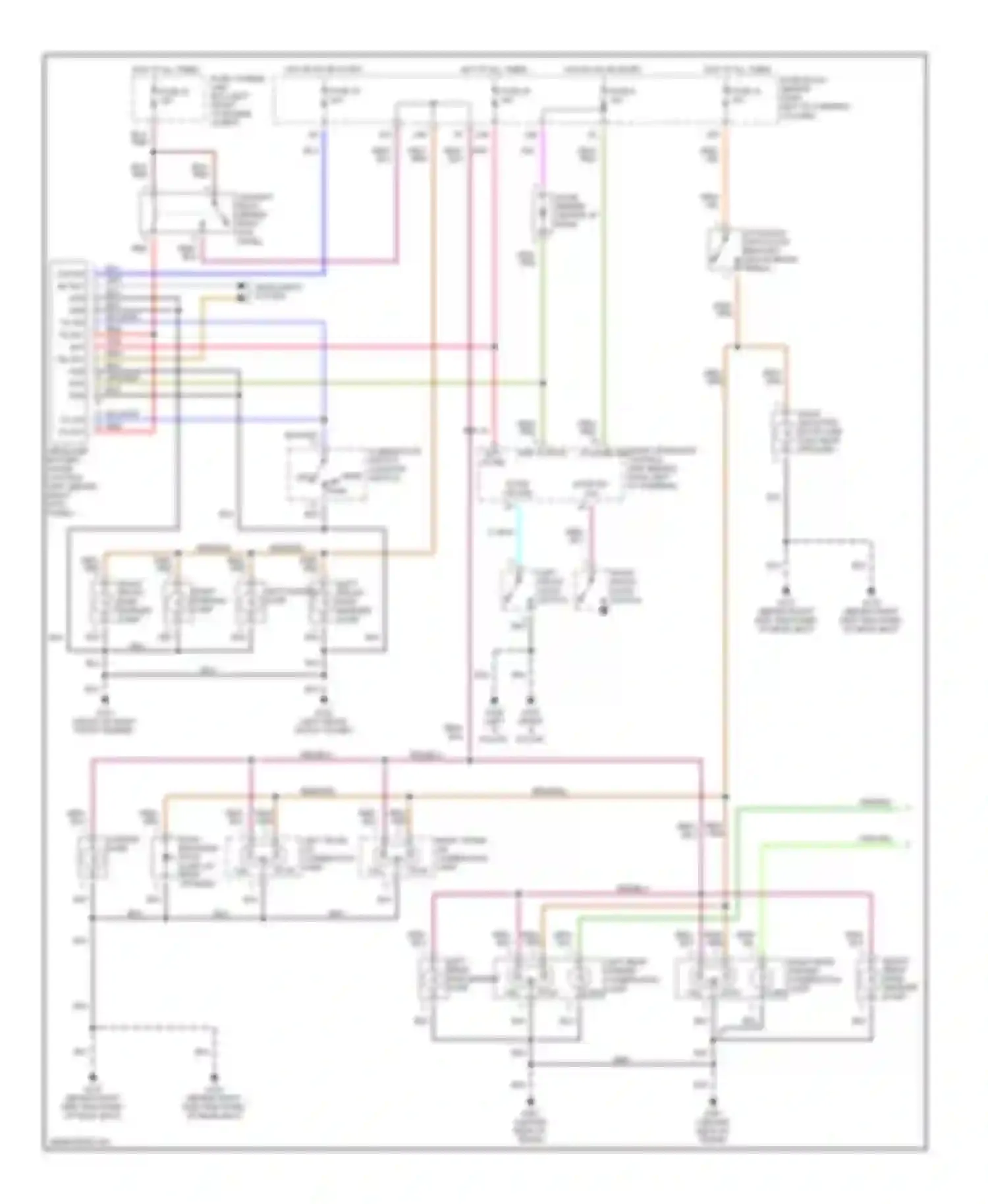 Wiring diagram red/grn for Infiniti G20 II (1999-2002) (6 of 15)