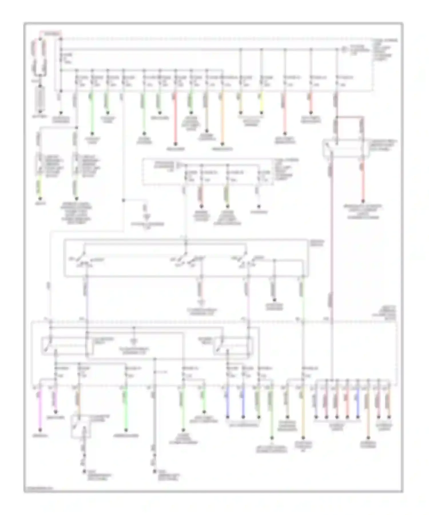 Wiring diagram starting/ charging for Infiniti G20 II (1999-2002) (1 of 1)