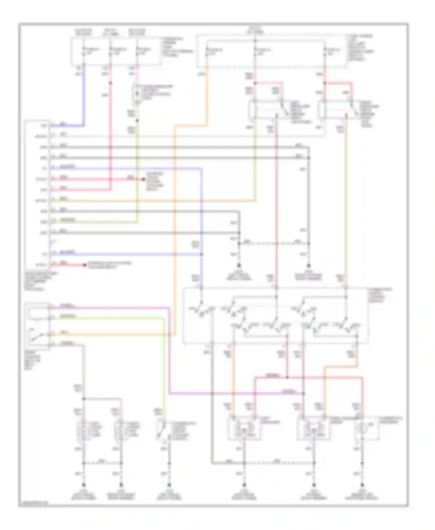 Wiring diagram t/l sw for Infiniti G20 II (1999-2002) (2 of 2)