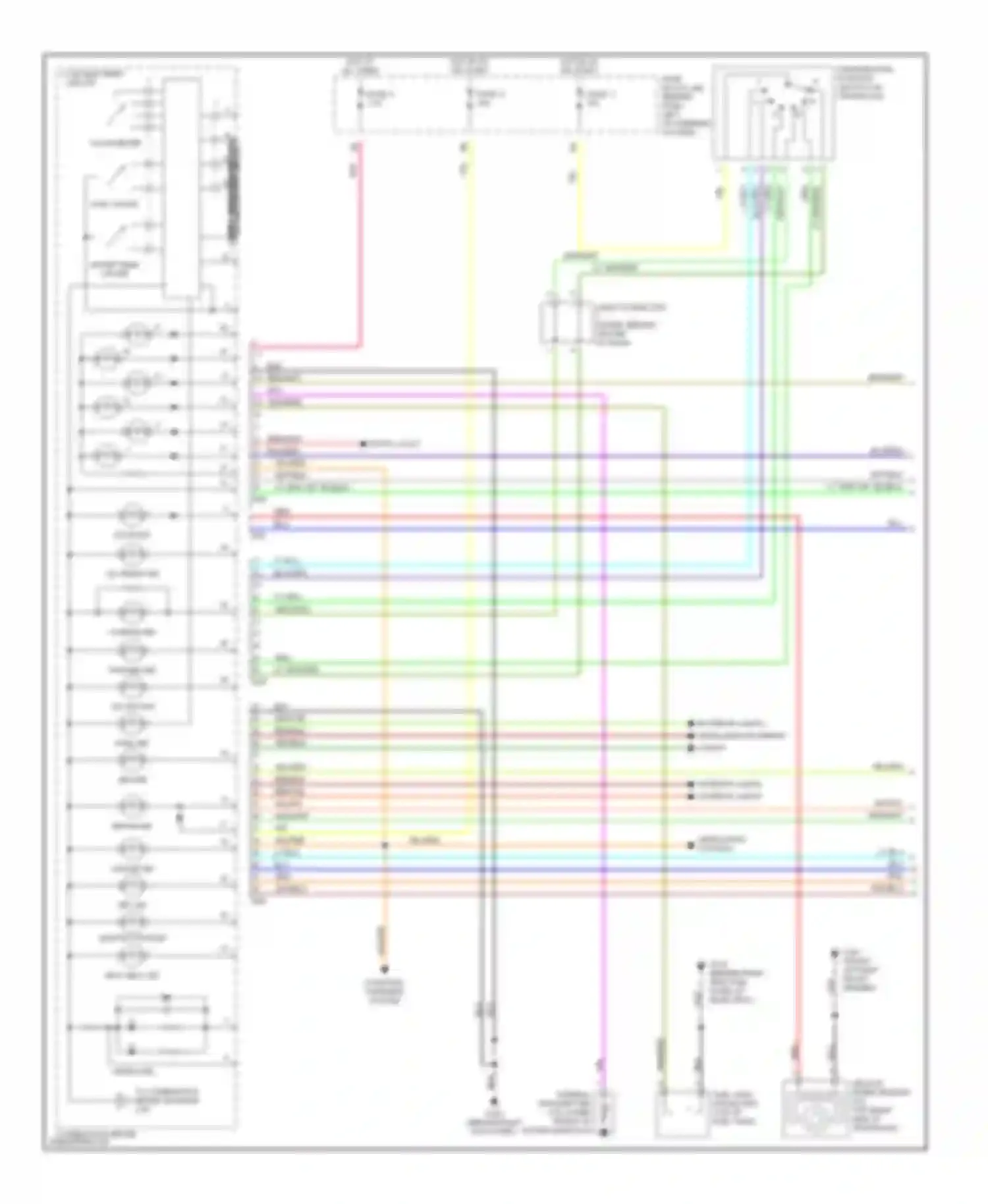 Wiring diagram yel for Infiniti G20 II (1999-2002) (17 of 32)