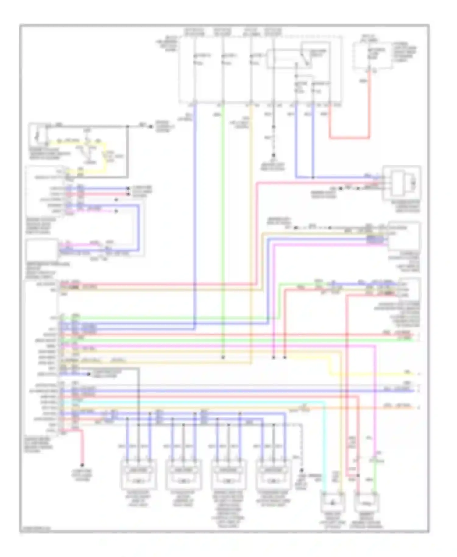 G25 Infiniti IV facelift (2006-2013): Automatic a/c circuit (1 of 2)