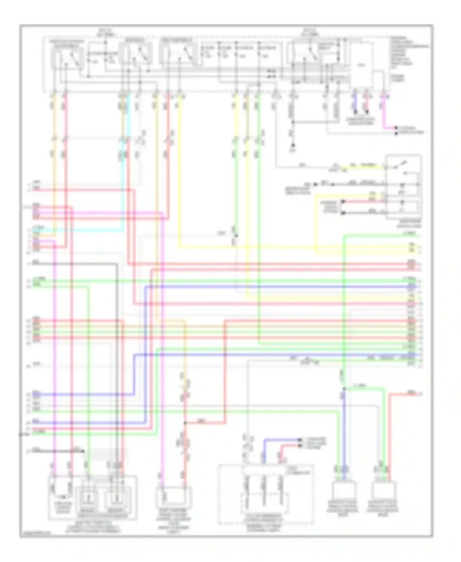 G25 Infiniti IV facelift (2006-2013): Wiring diagram engine performance 2.5l (2 of 5)