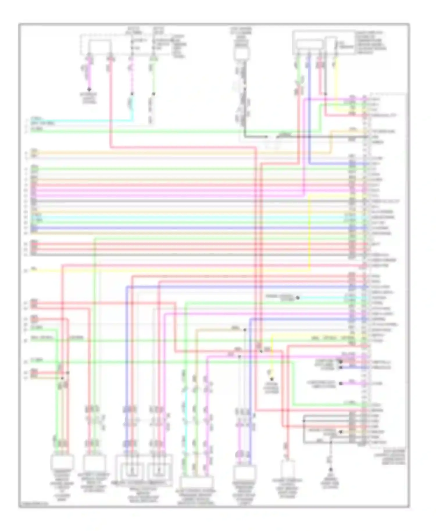 G25 Infiniti IV facelift (2006-2013): Wiring diagram engine performance 2.5l (5 of 5)