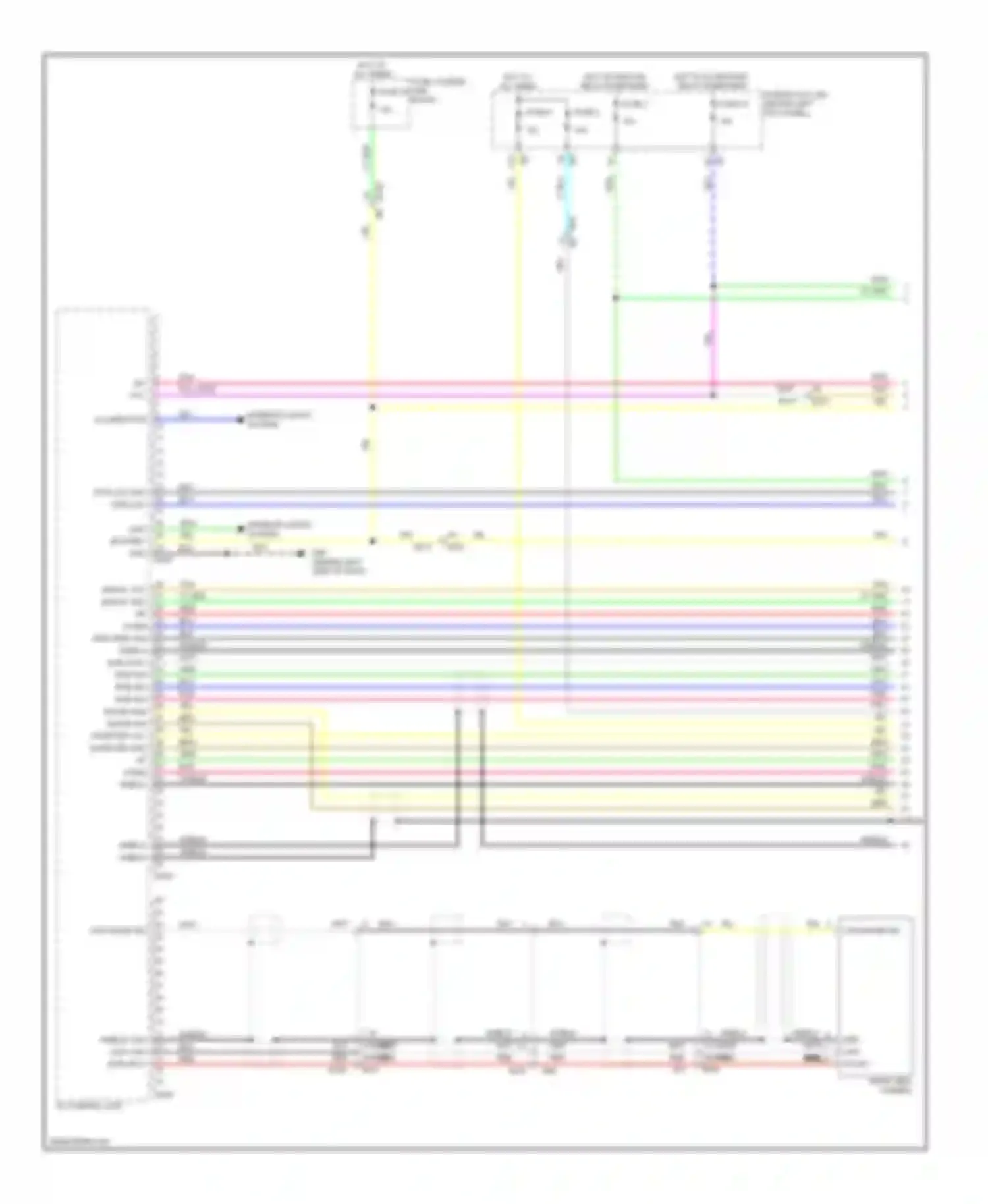 G25 Infiniti IV facelift (2006-2013): Bose radio circuit, without navigation (1 of 4)