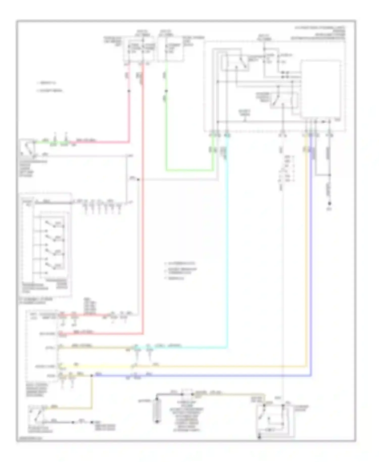 G25 Infiniti IV facelift (2006-2013): Starting circuit