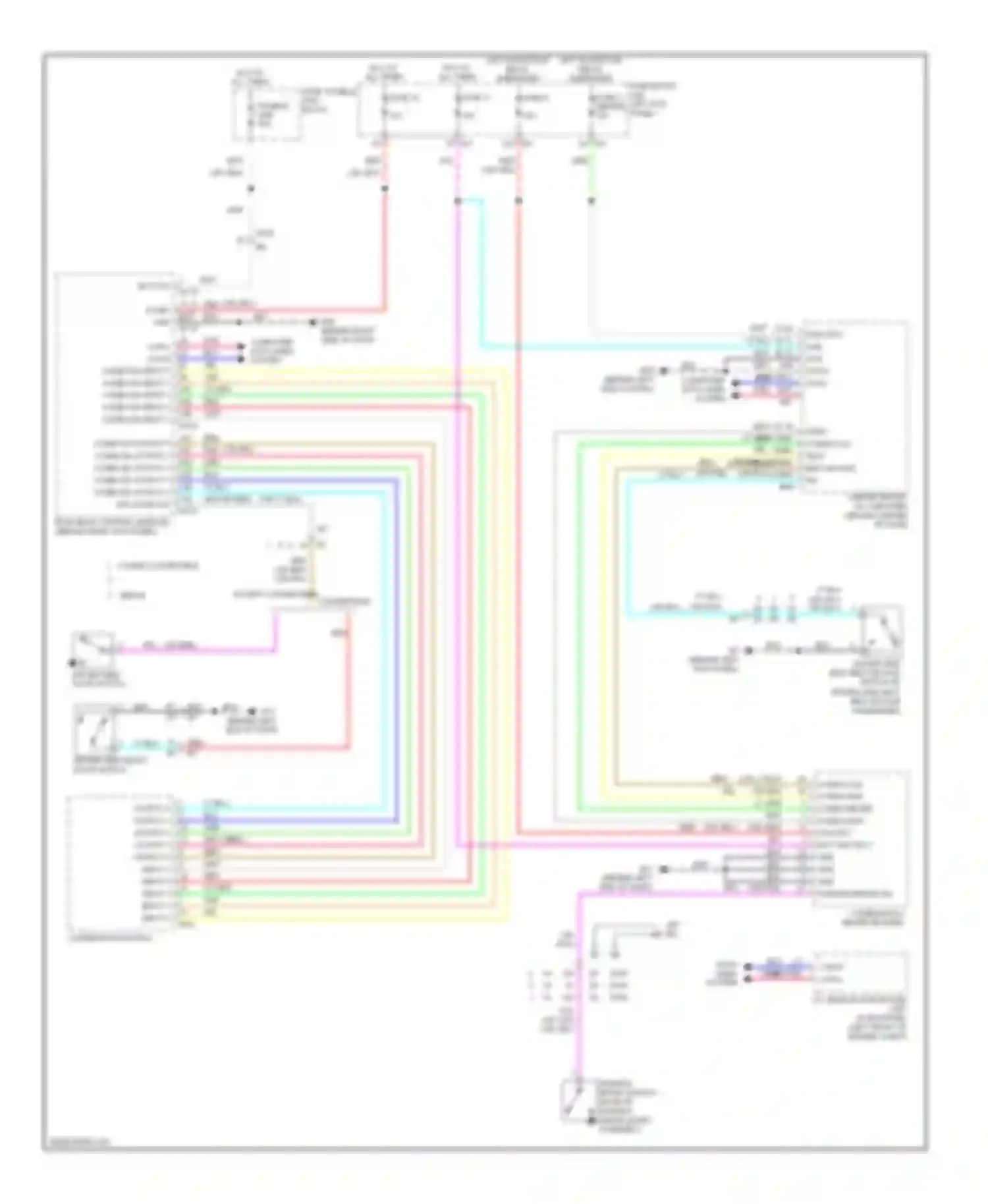Wiring diagram 3 6 computer data lines system can-h can-l pnk for Infiniti G25 IV facelift (2006-2013) (1 of 1)
