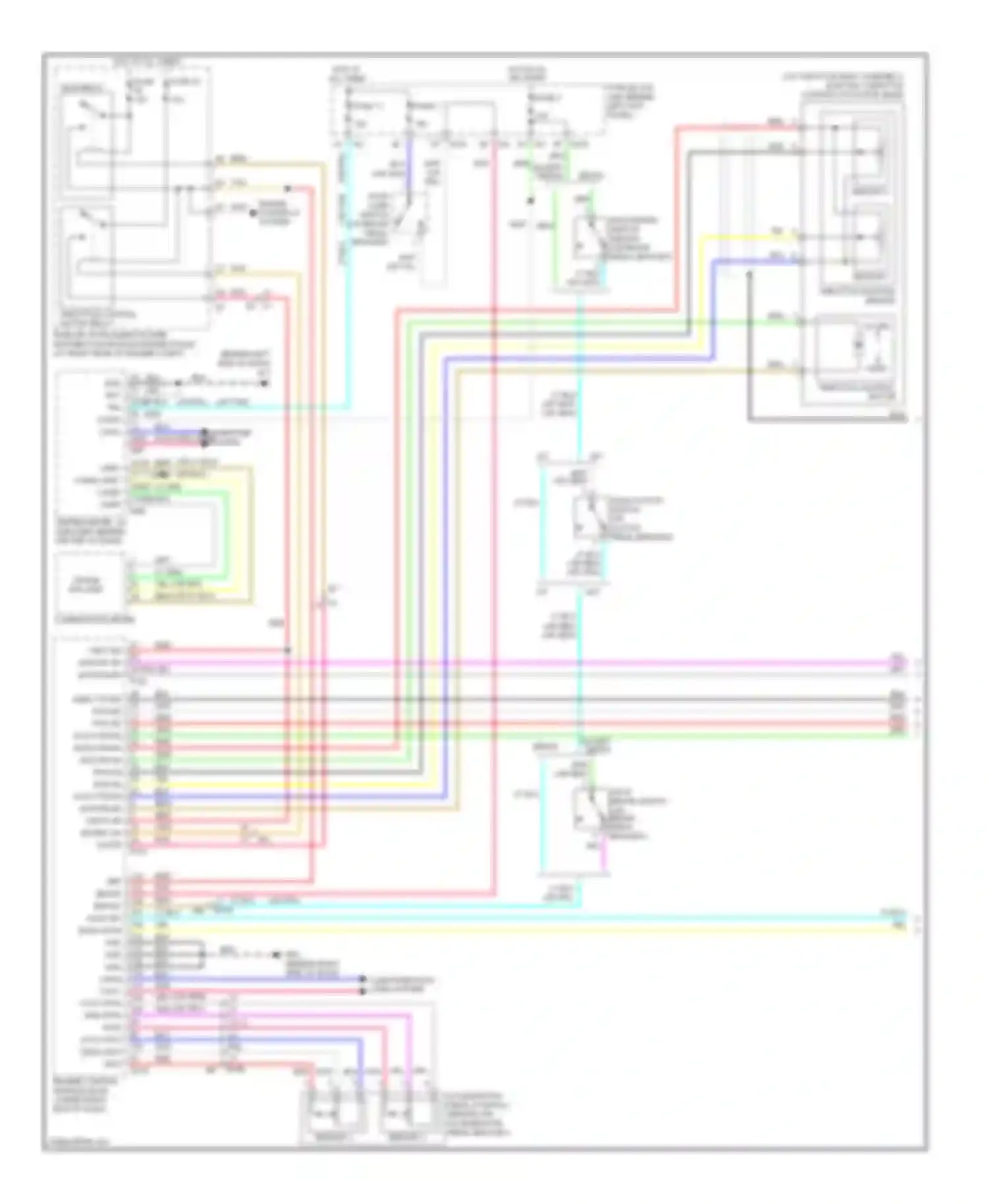 Wiring diagram computer data lines system for Infiniti G25 IV facelift (2006-2013) (7 of 49)