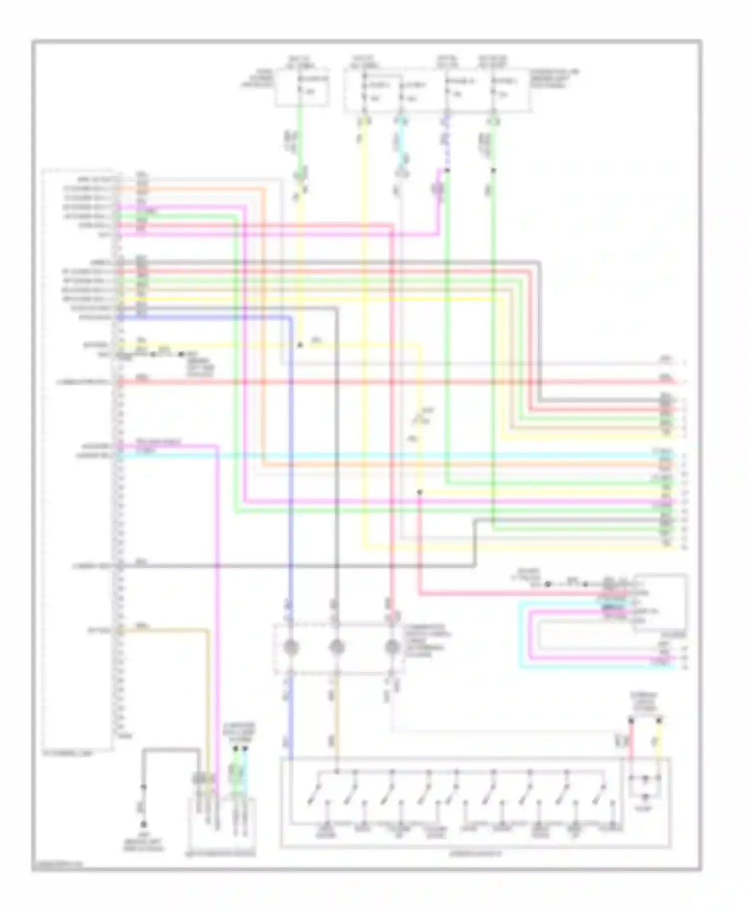Wiring diagram hot in on or start for Infiniti G25 IV facelift (2006-2013) (12 of 26)