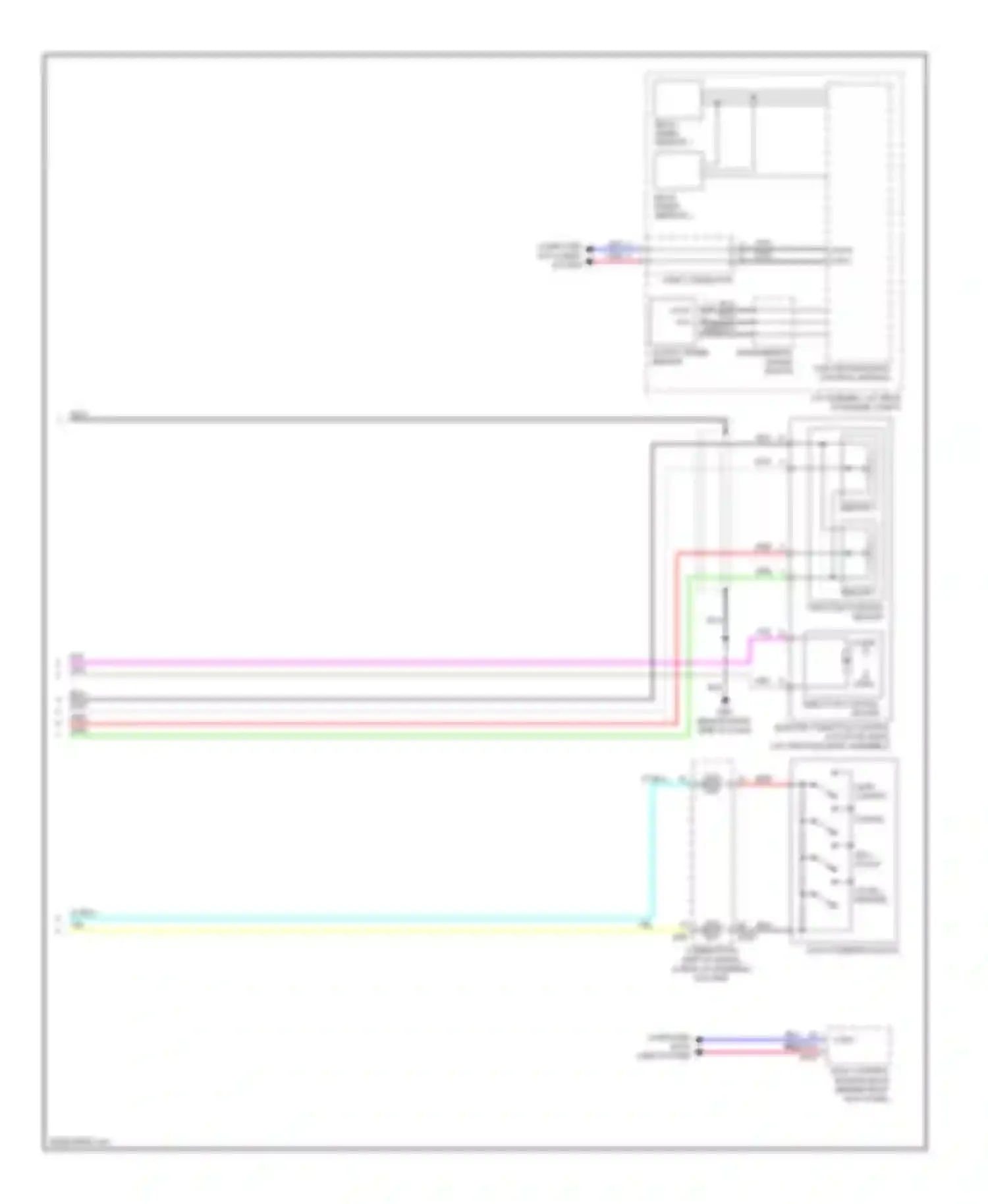 Wiring diagram throttle position sensor for Infiniti G25 IV facelift (2006-2013) (2 of 2)