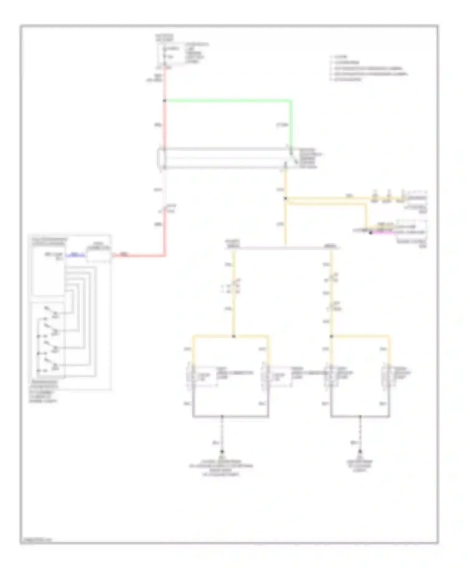 Wiring diagram transmission range switch for Infiniti G25 IV facelift (2006-2013) (2 of 3)