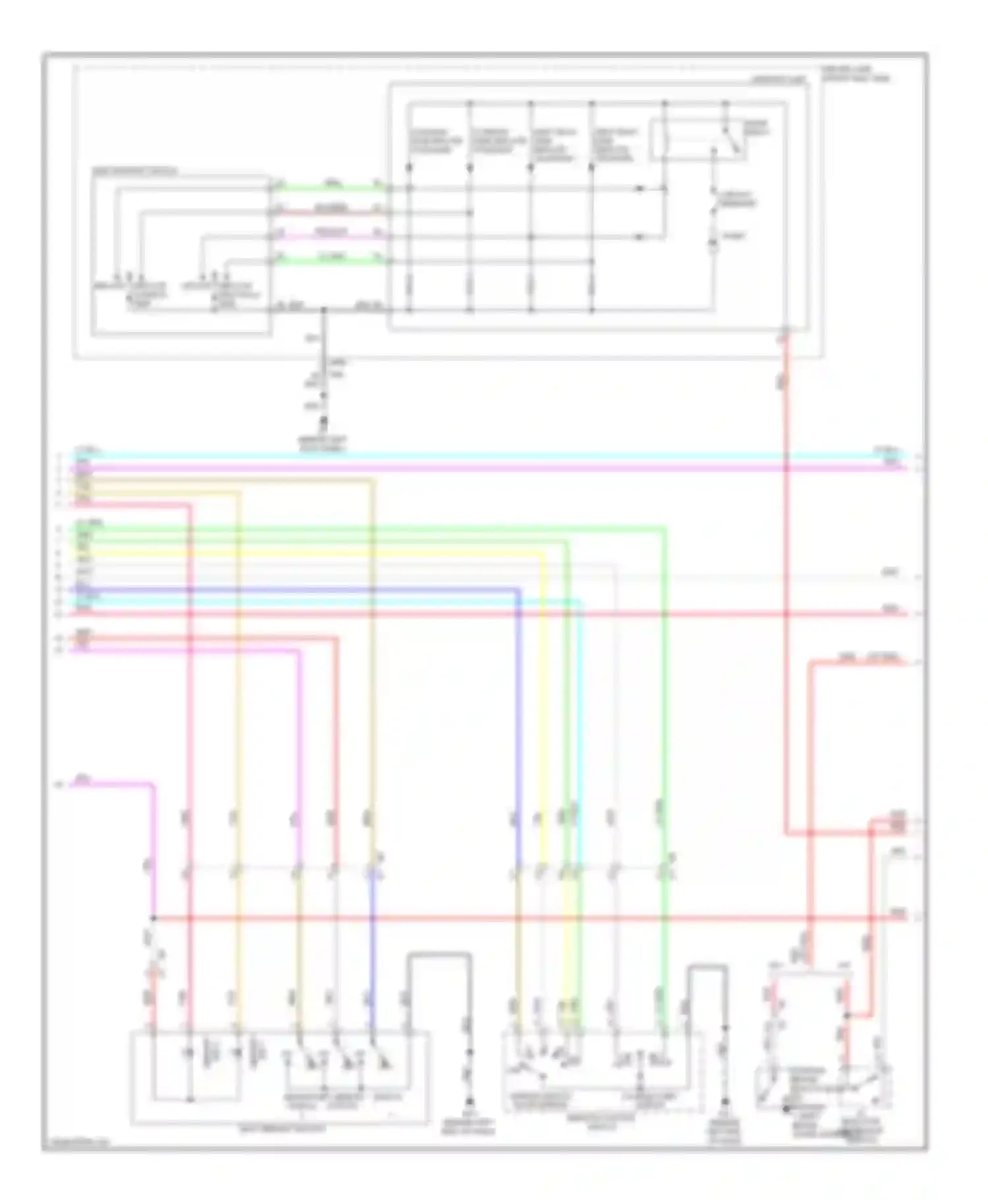 Wiring diagram up dn off for Infiniti G25 IV facelift (2006-2013) (1 of 1)