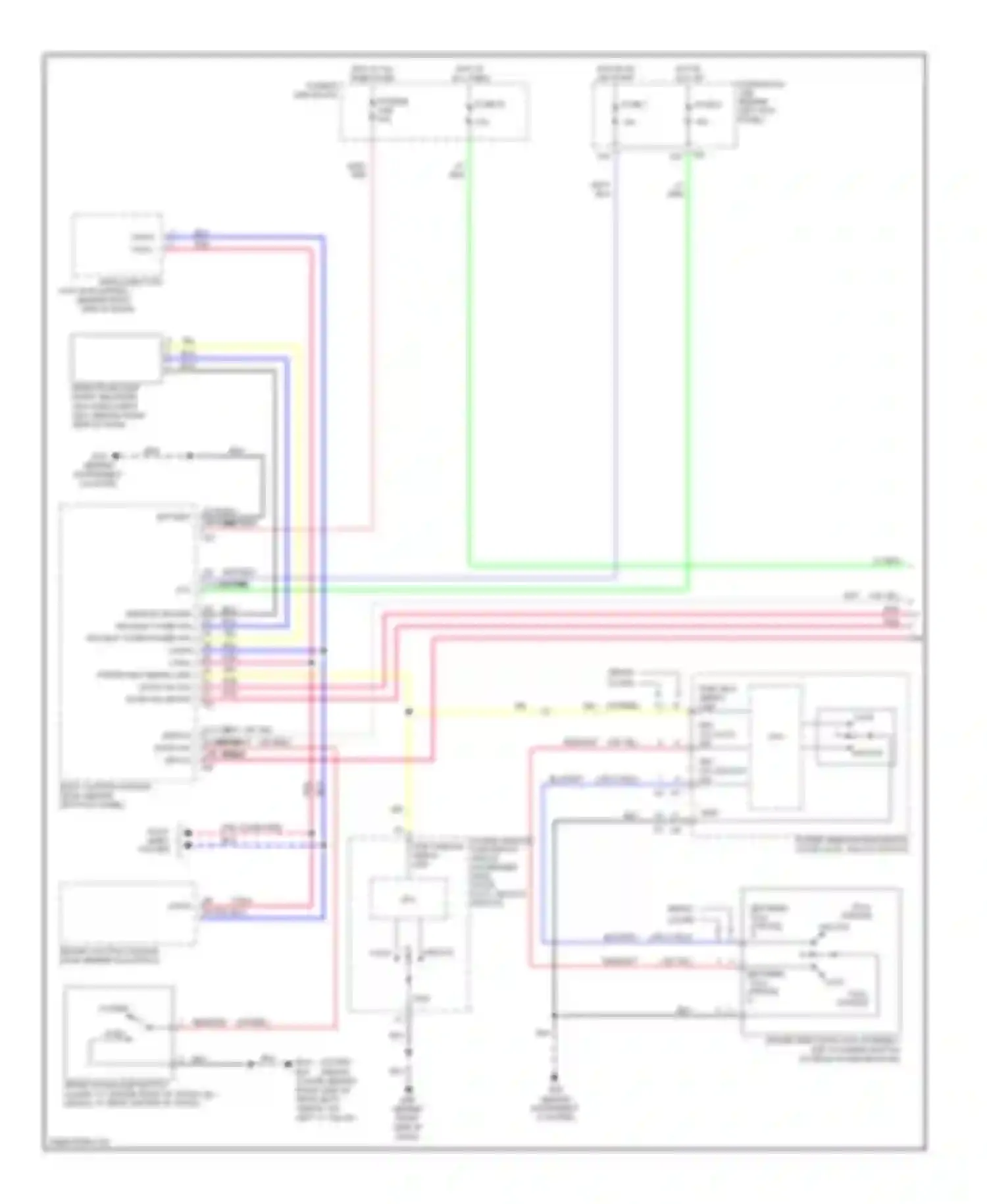 G35 Infiniti III (2002-2007): Forced entry circuit (1 of 2)