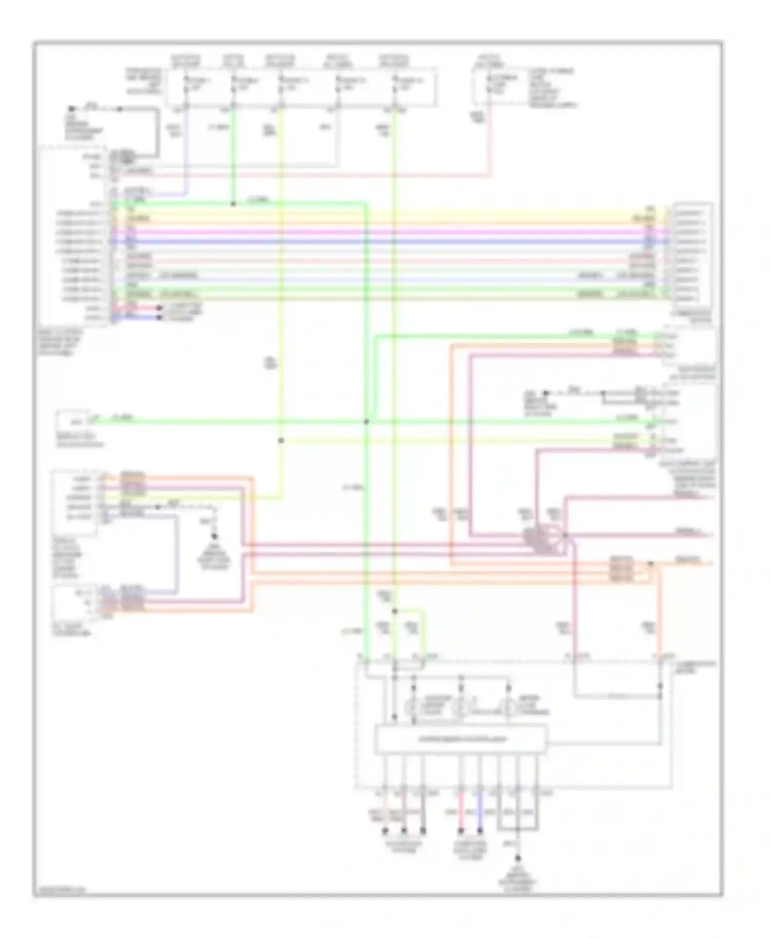 G35 Infiniti III (2002-2007): Instrument illumination circuit (1 of 2)