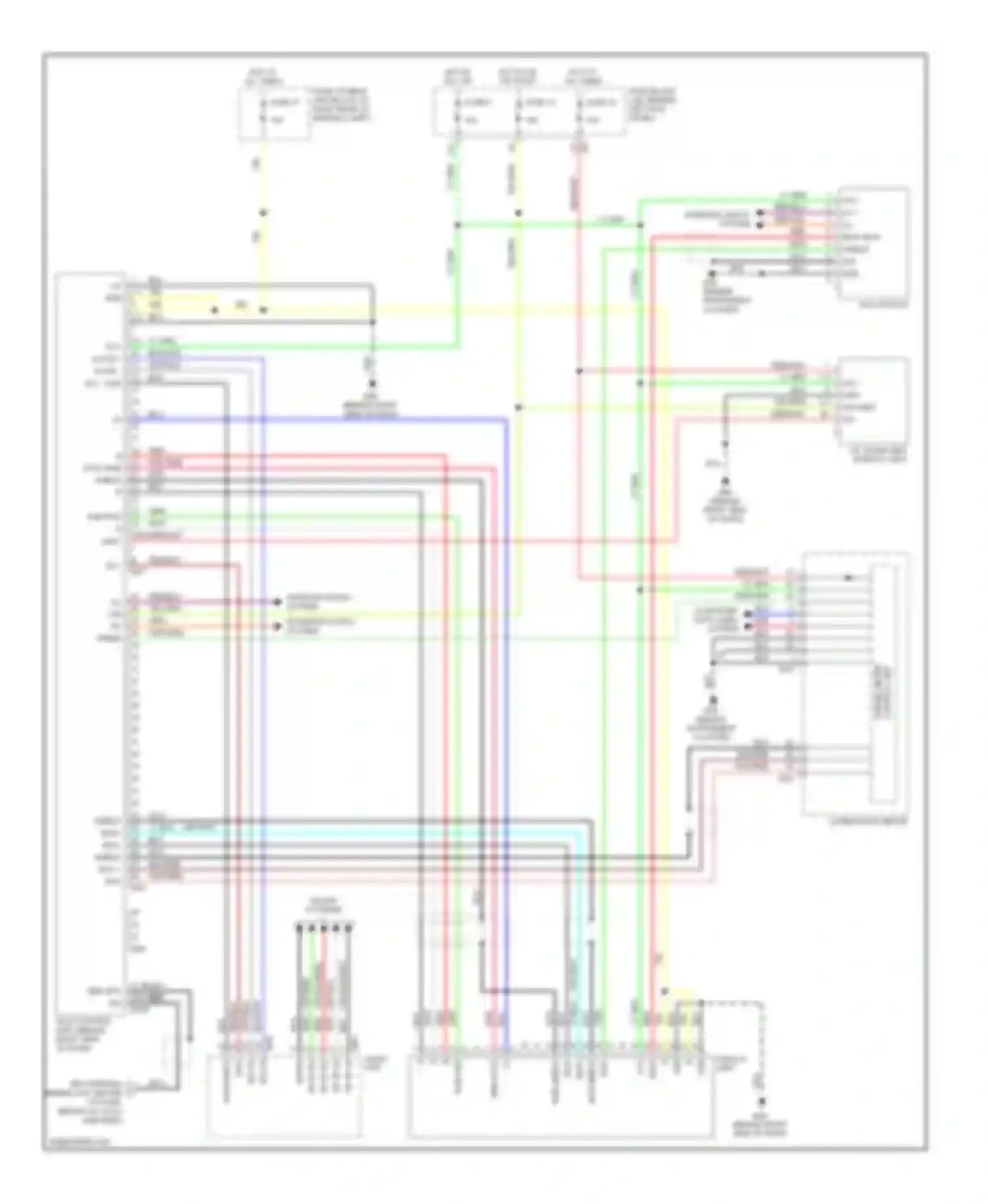 G35 Infiniti III (2002-2007): Navigation circuit