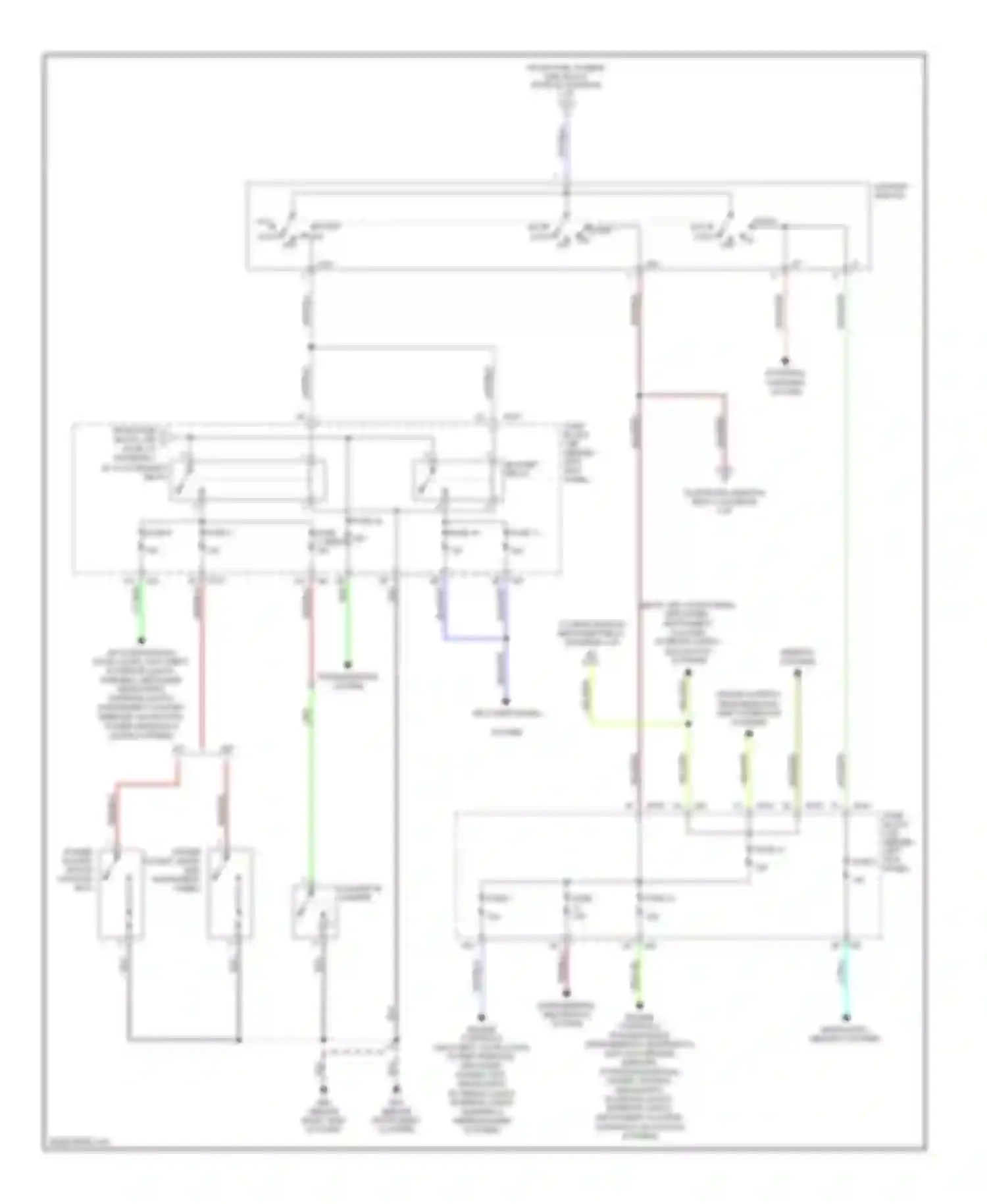 G35 Infiniti III (2002-2007): Power distribution circuit (2 of 3)