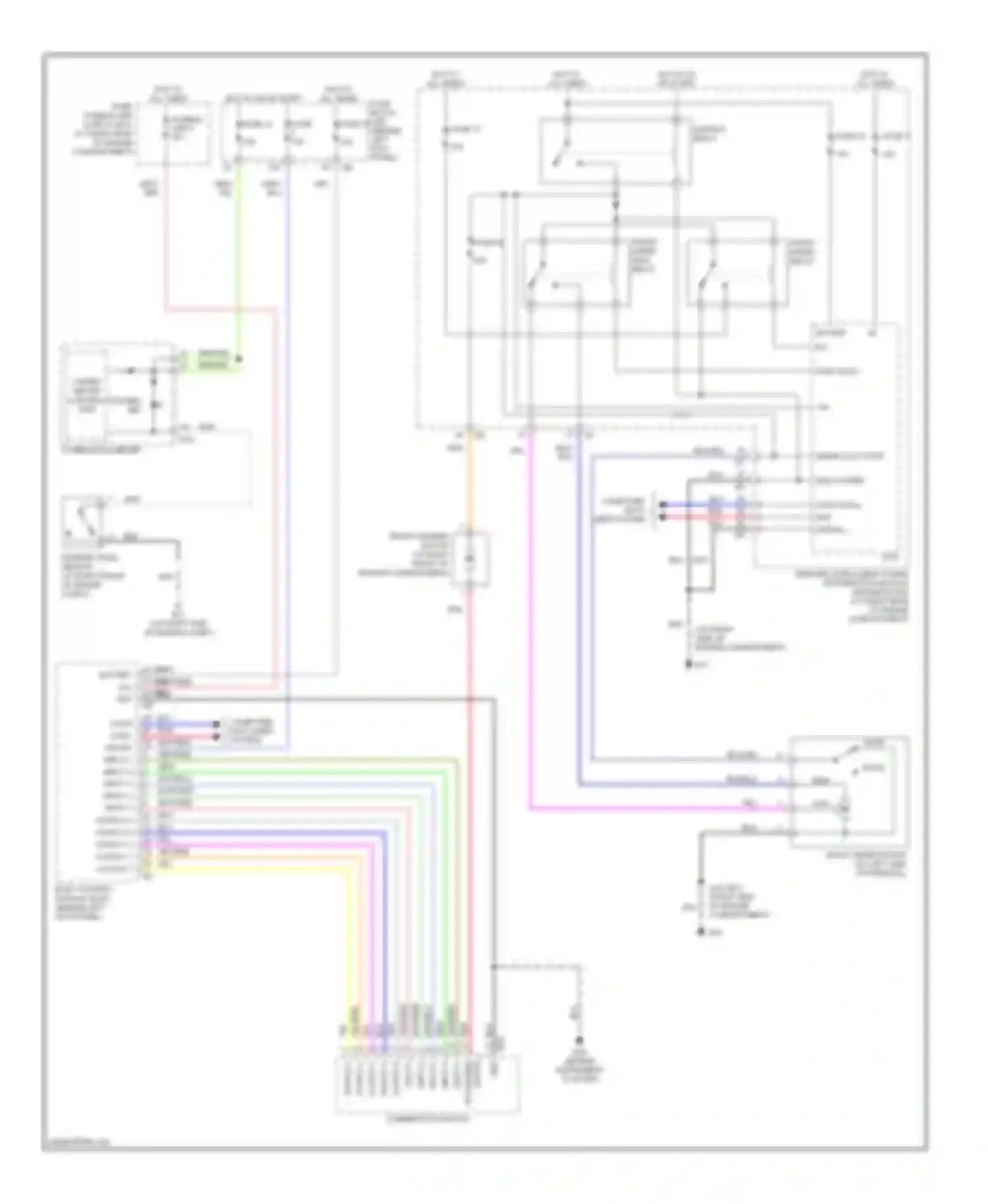G35 Infiniti III (2002-2007): Wiper/washer circuit
