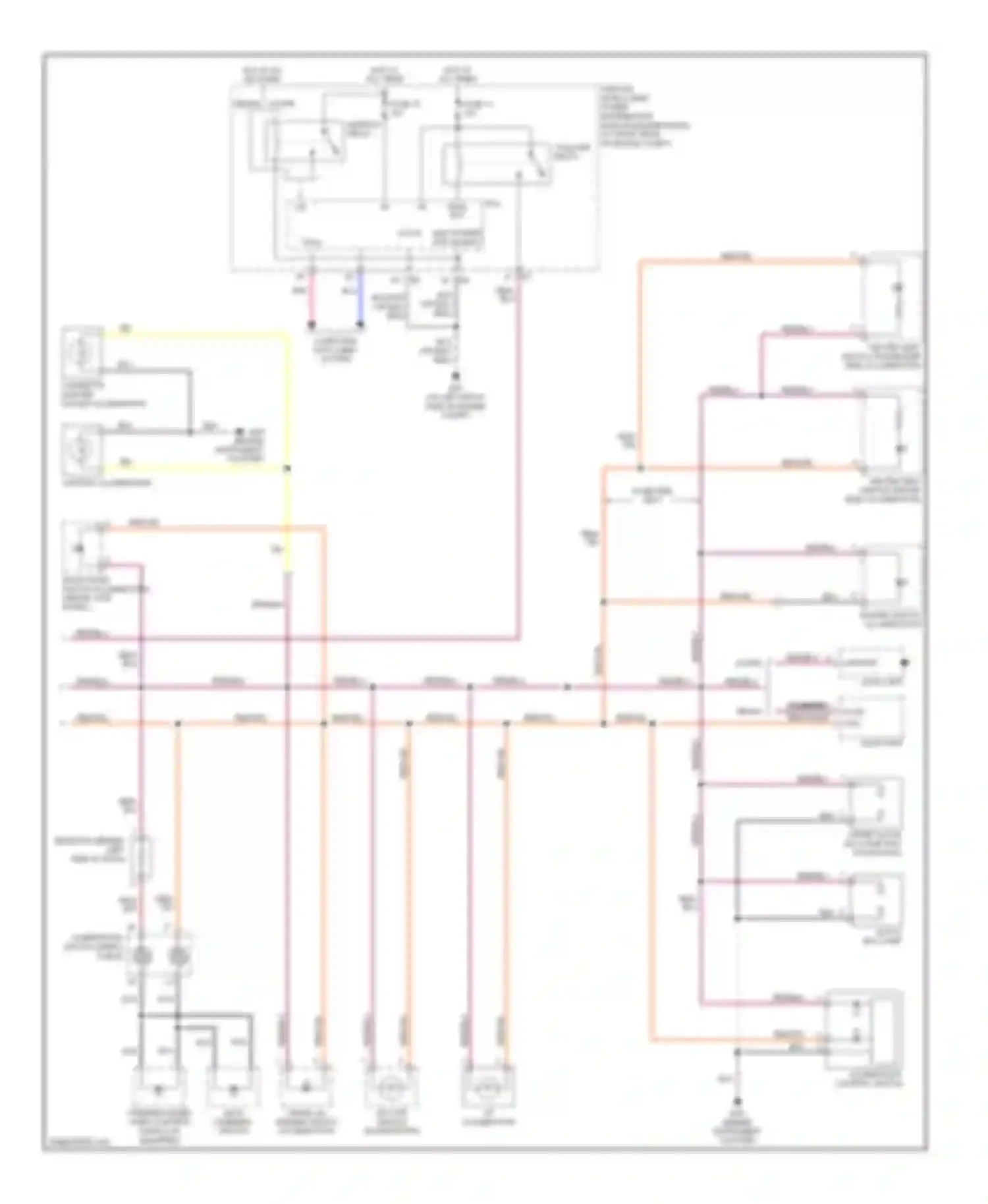 Wiring diagram audio unit for Infiniti G35 III (2002-2007) (2 of 7)