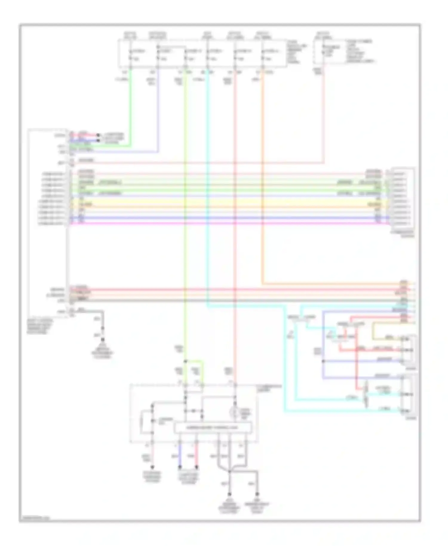 Wiring diagram blu/wht for Infiniti G35 III (2002-2007) (11 of 31)