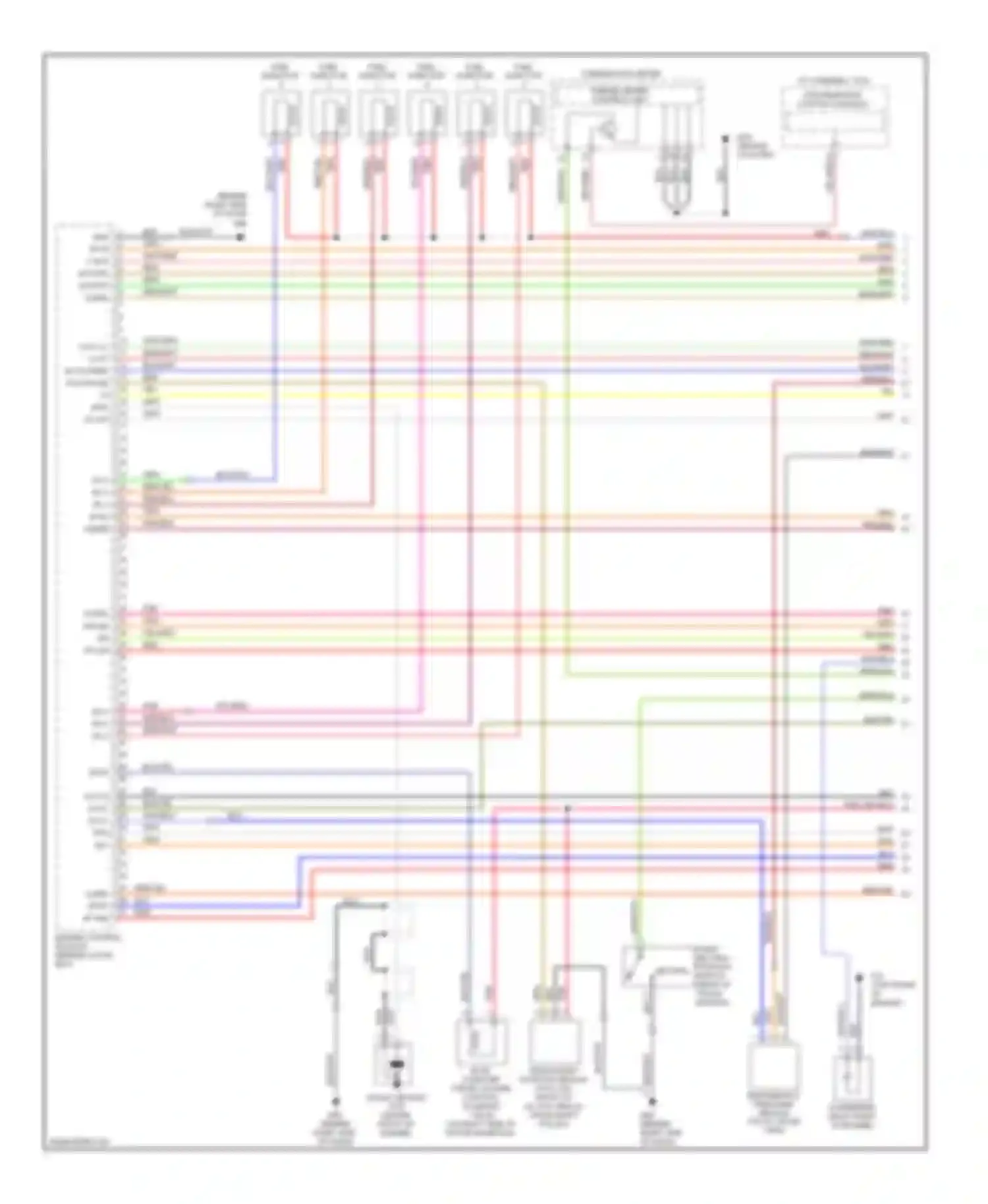 Wiring diagram combination meter for Infiniti G35 III (2002-2007) (10 of 32)