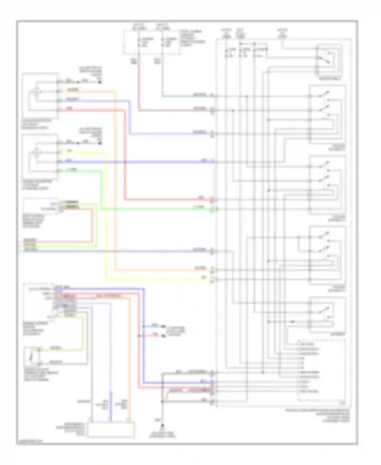 Wiring diagram cooling fan relay 3 for Infiniti G35 III (2002-2007) (1 of 2)