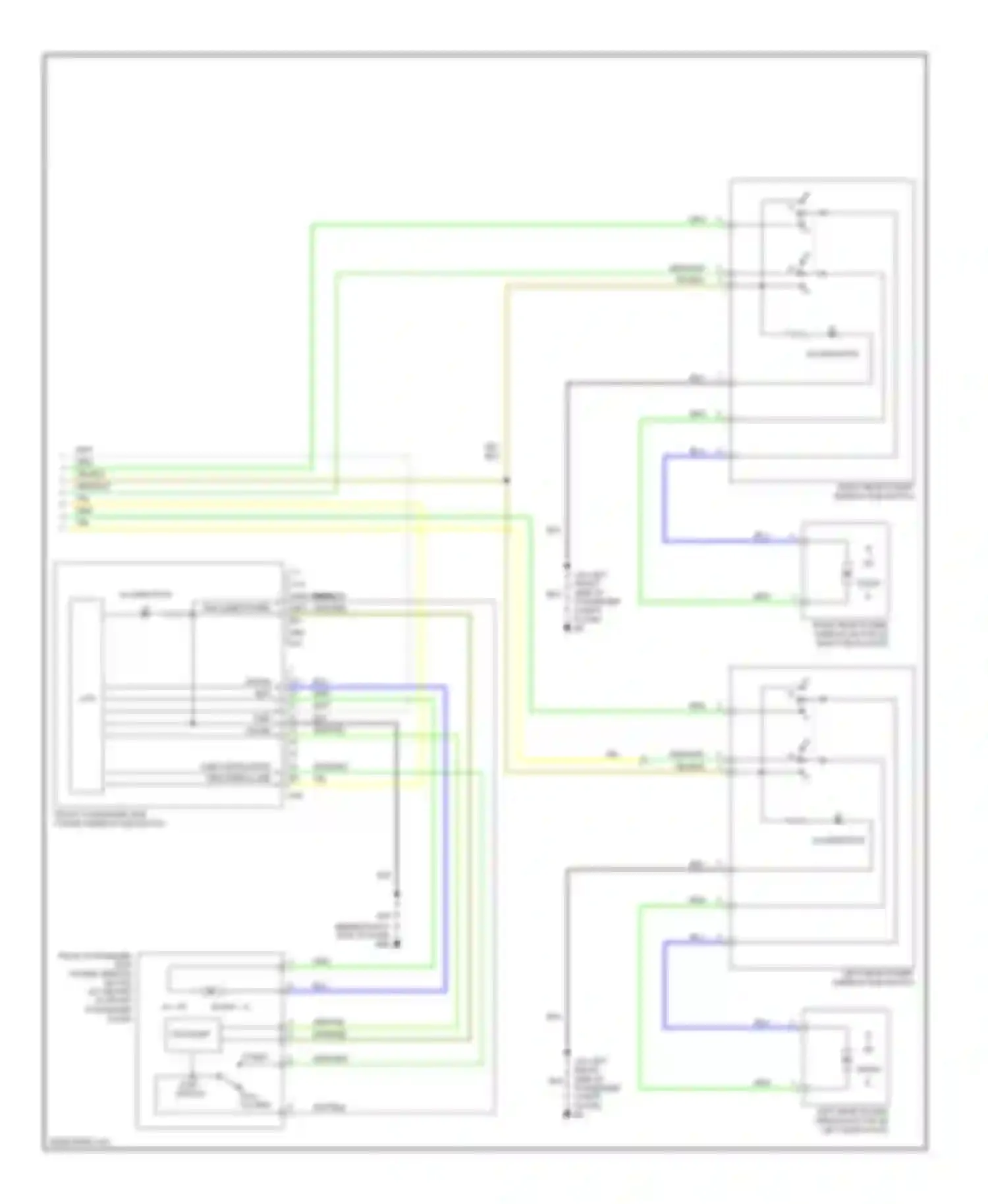 Wiring diagram encoder power for Infiniti G35 III (2002-2007) (1 of 2)