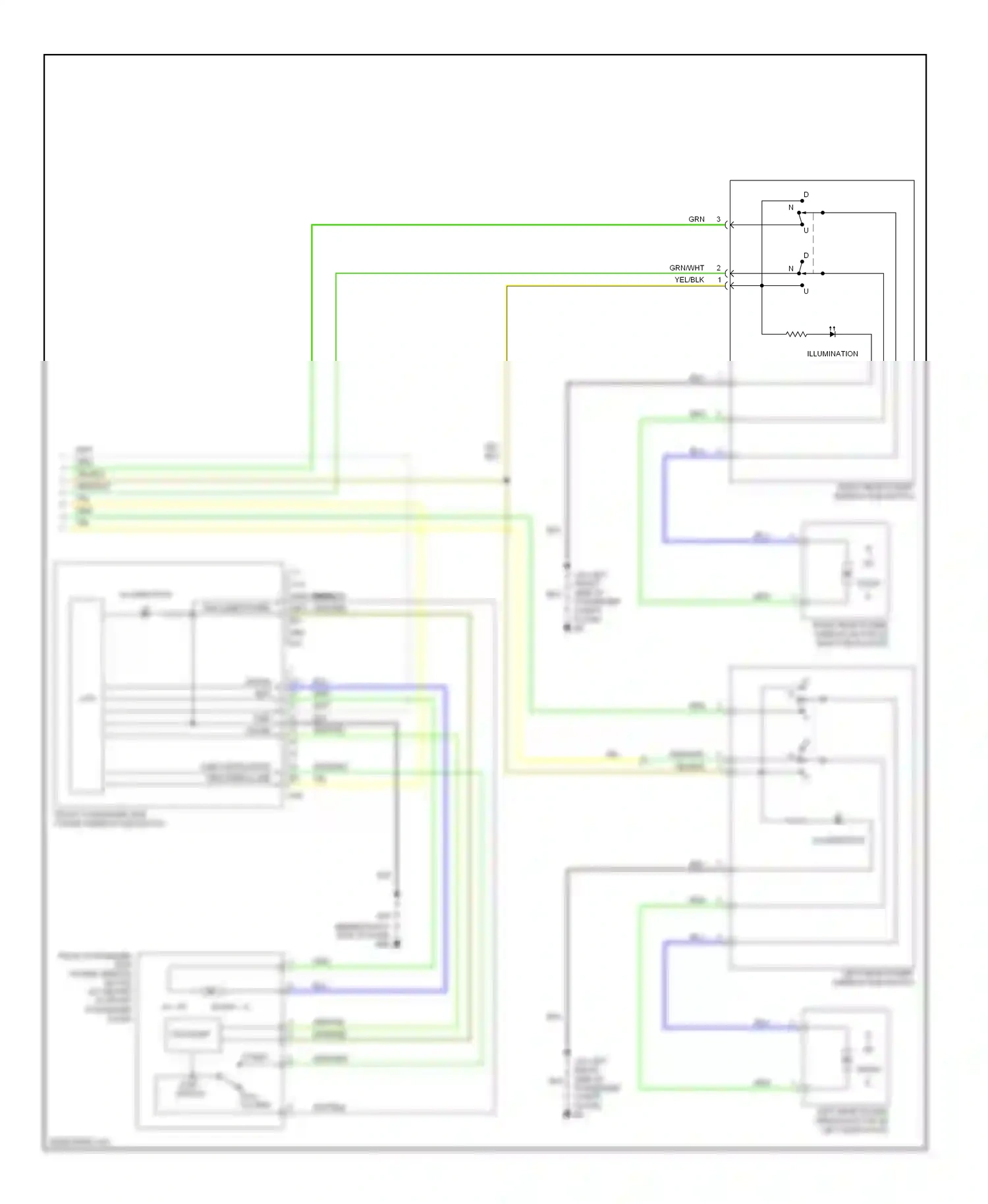 Infiniti G35 III (2002-2007) encoder wiring diagram  (2 of 4)