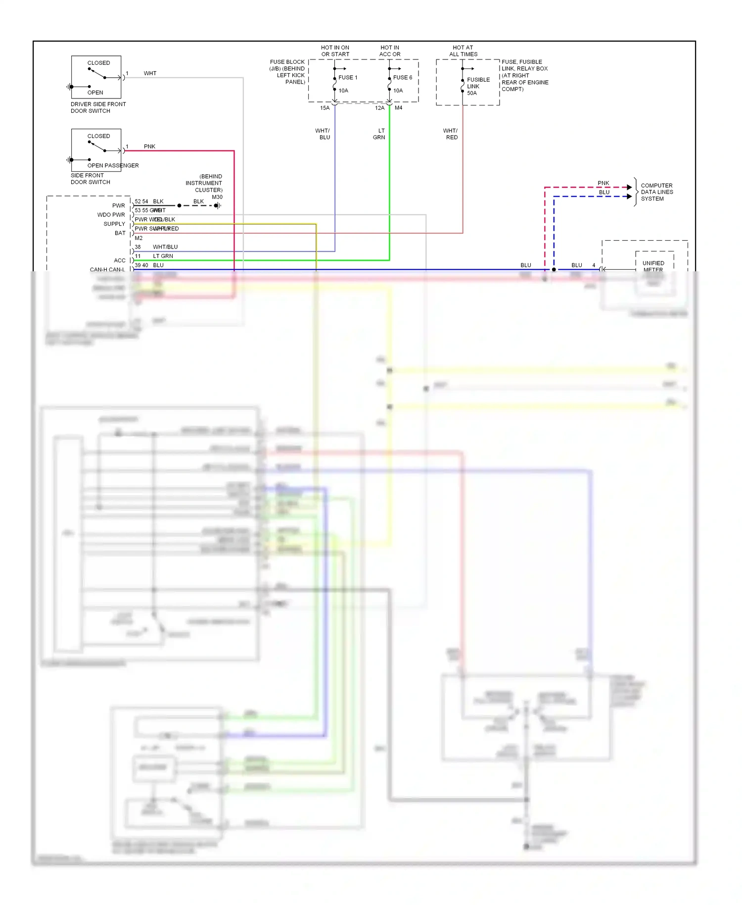 Infiniti G35 III (2002-2007) encoder wiring diagram  (3 of 4)