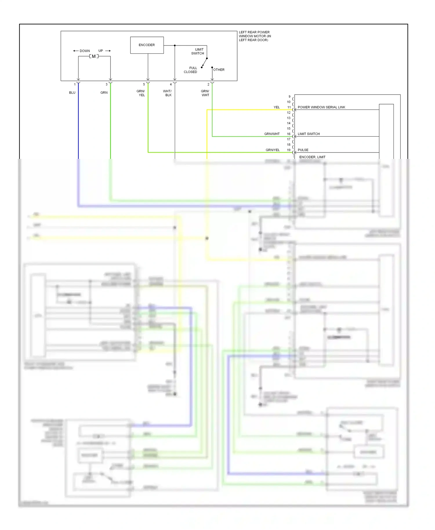 Infiniti G35 III (2002-2007) encoder wiring diagram  (4 of 4)