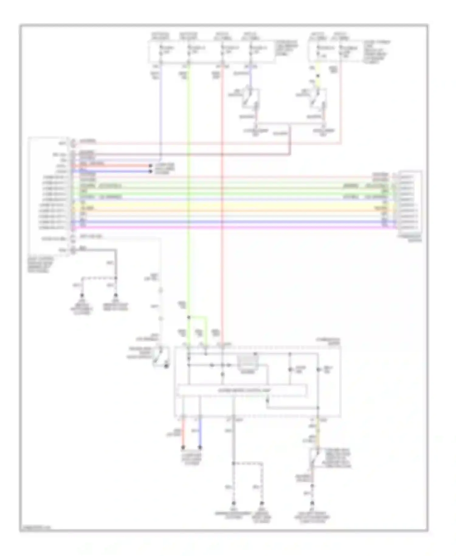 Wiring diagram fuse 21 for Infiniti G35 III (2002-2007) (1 of 5)