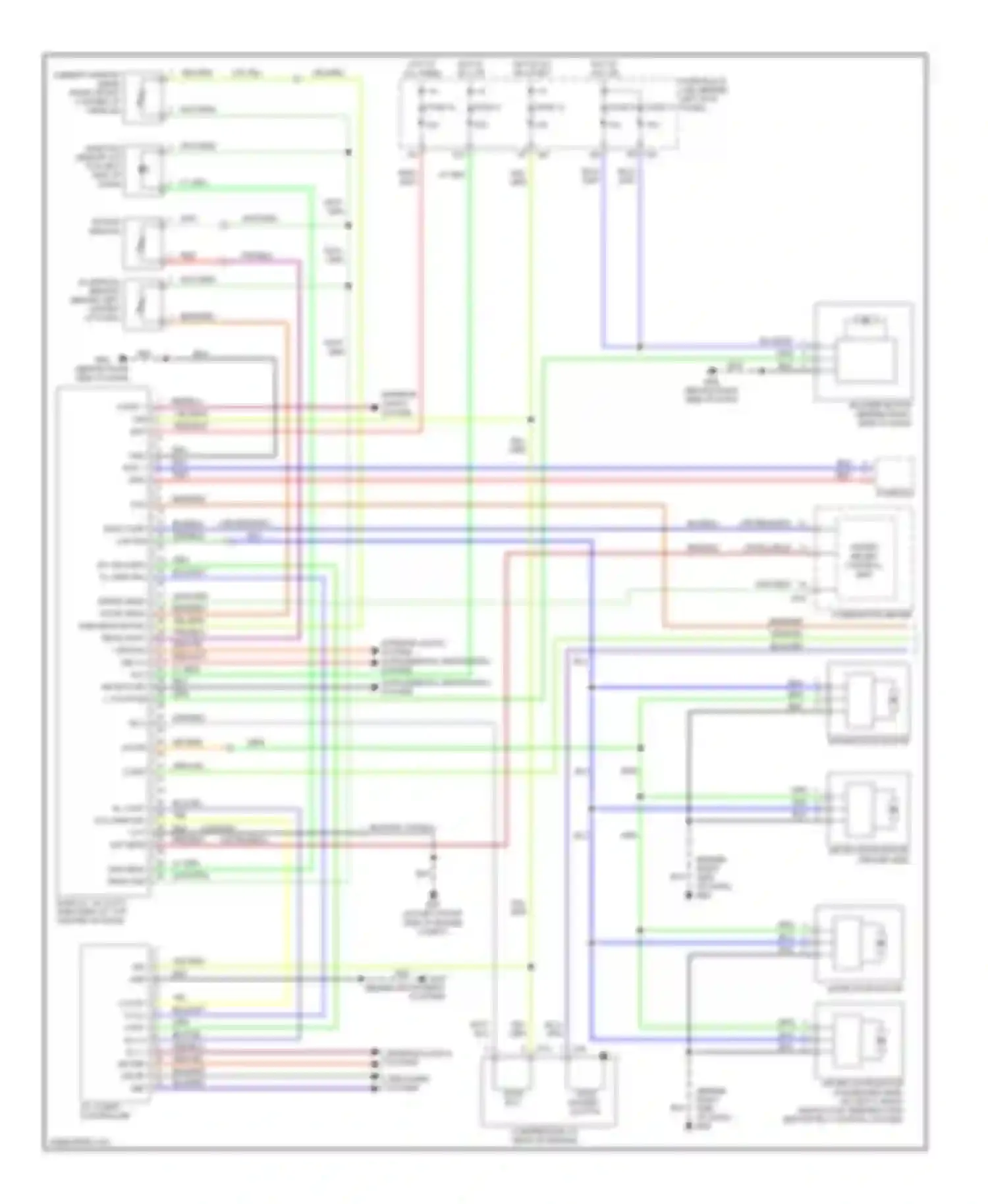 Wiring diagram fuse 6 for Infiniti G35 III (2002-2007) (1 of 18)