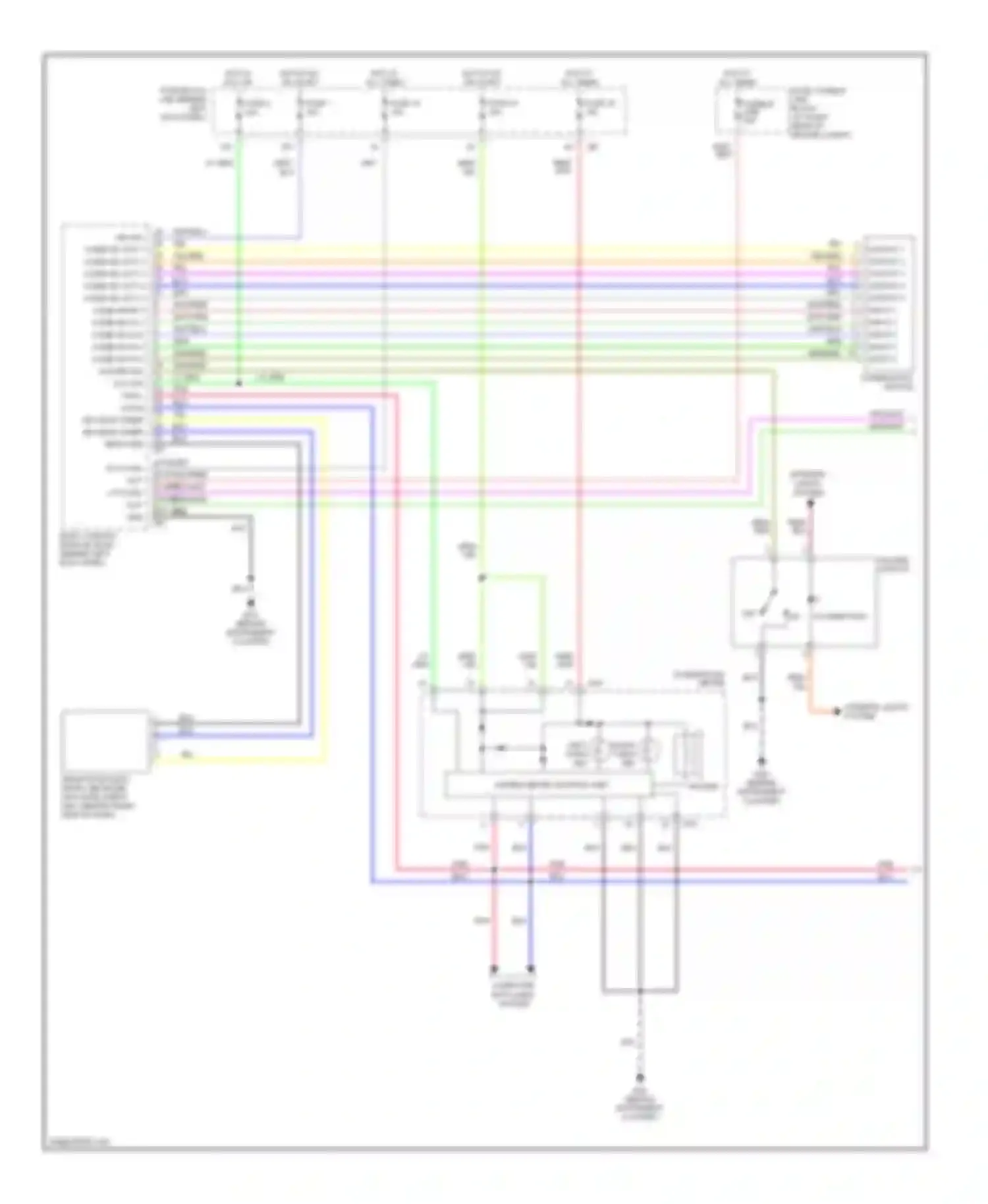 Wiring diagram fusible link f for Infiniti G35 III (2002-2007) (5 of 21)