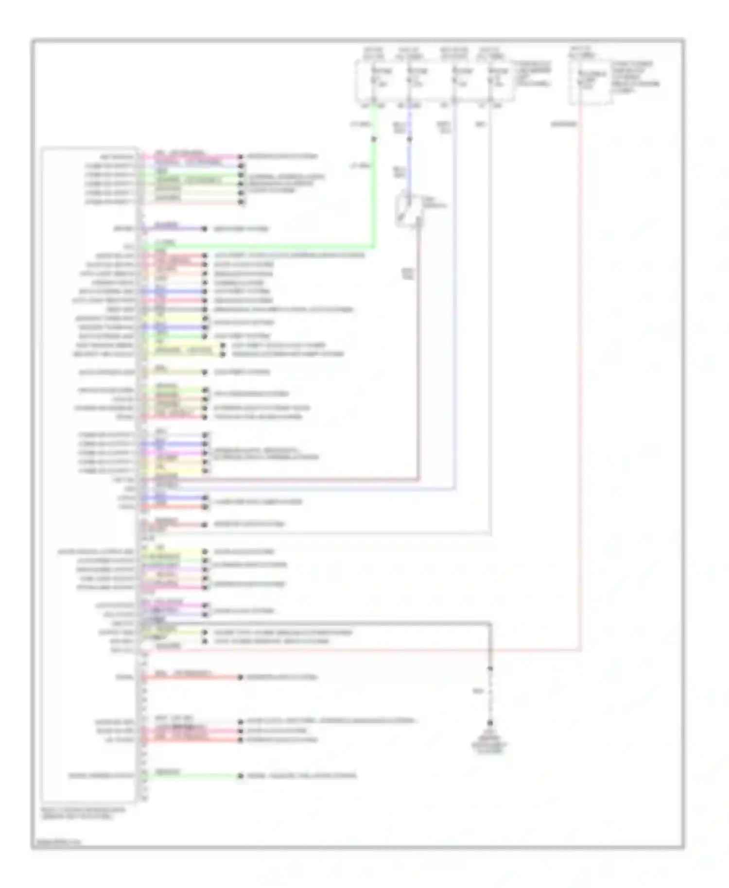 Wiring diagram grn/yel for Infiniti G35 III (2002-2007) (5 of 31)