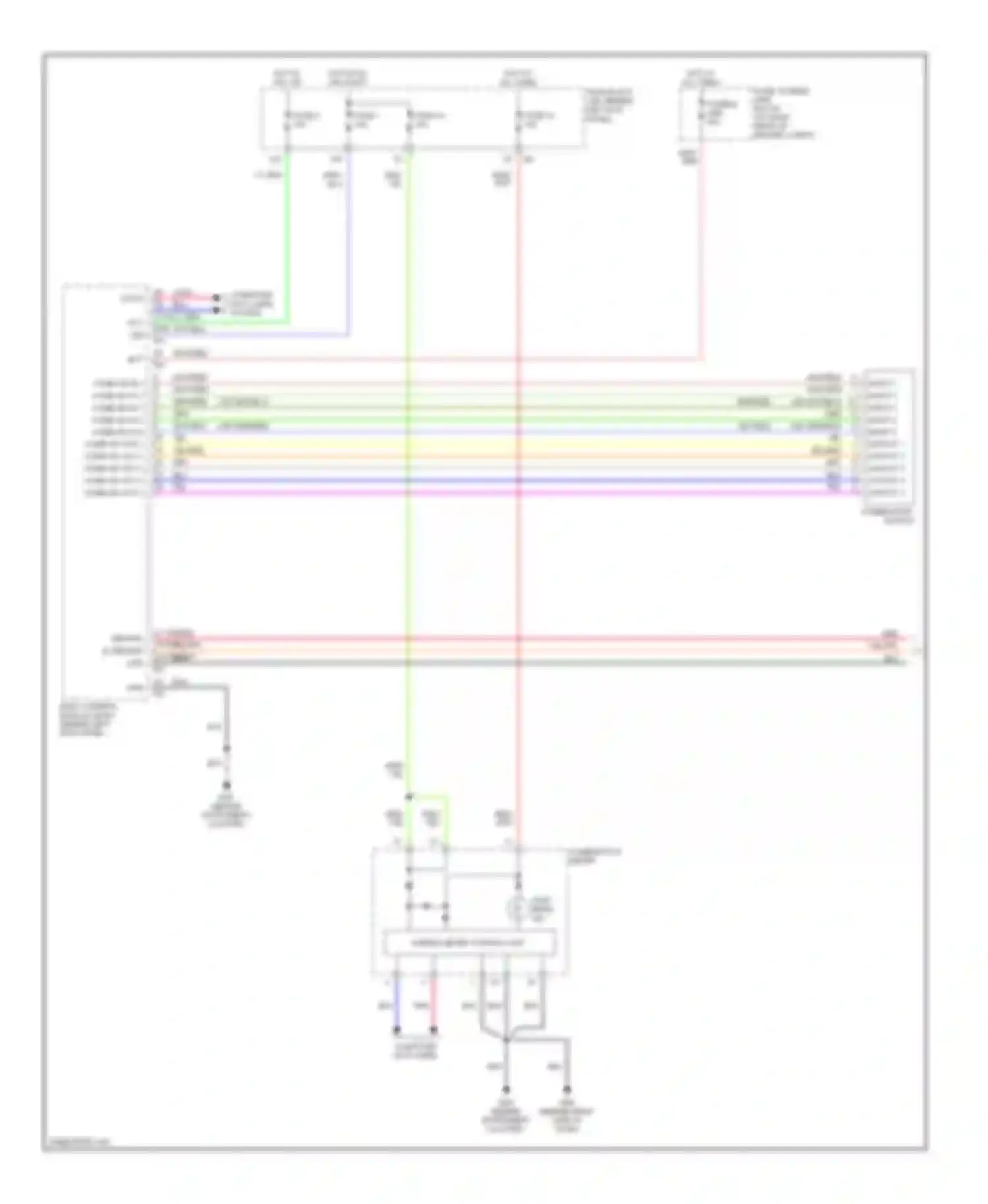 Wiring diagram high beam ind for Infiniti G35 III (2002-2007) (2 of 2)