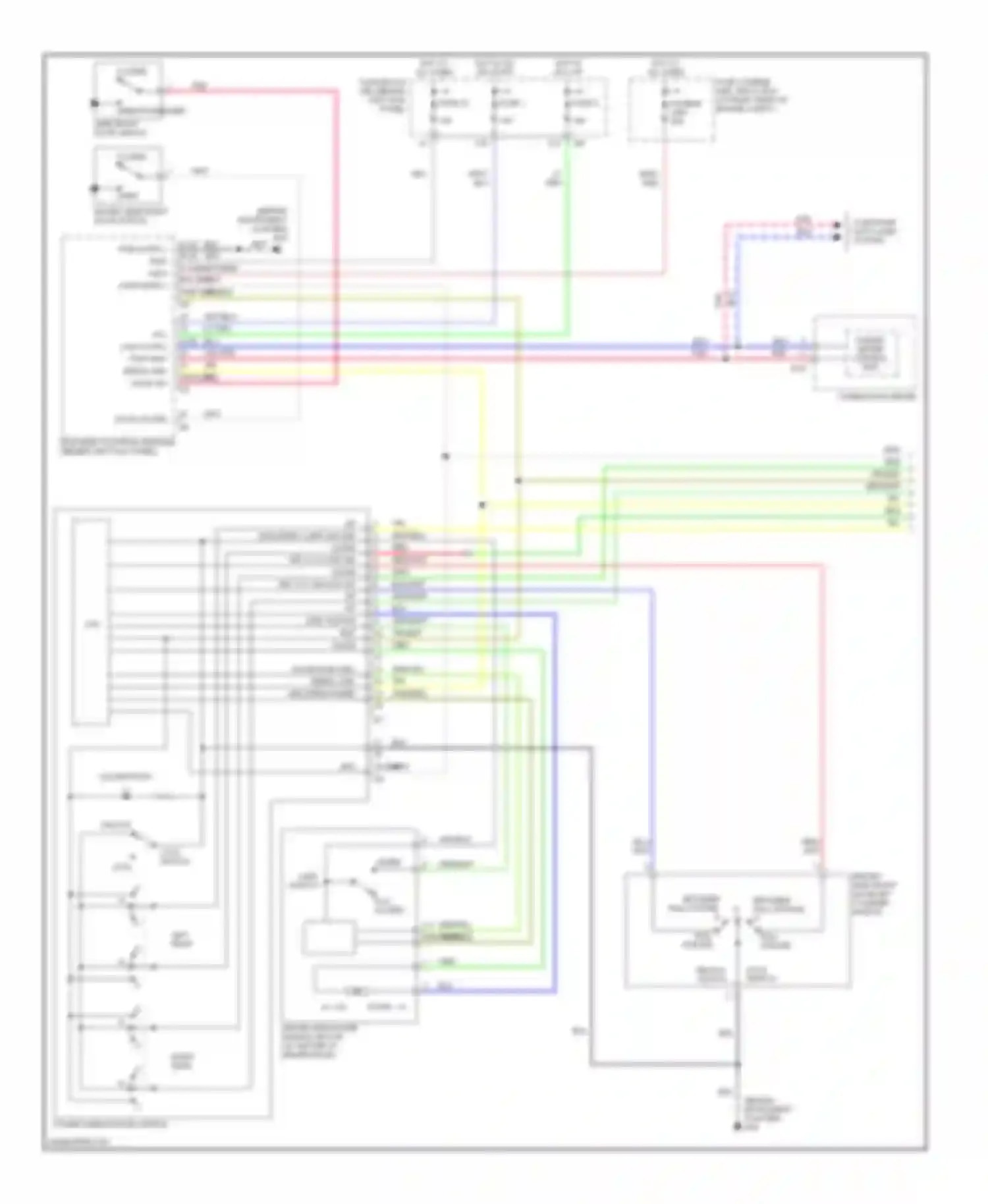 Wiring diagram other limit switch for Infiniti G35 III (2002-2007) (1 of 1)