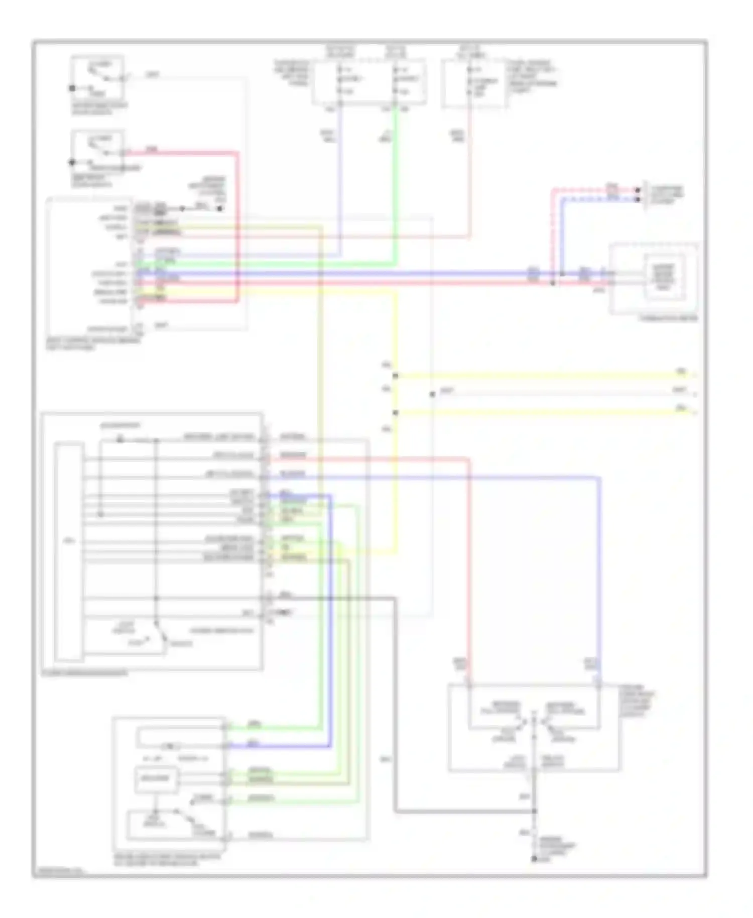 Wiring diagram red/wht for Infiniti G35 III (2002-2007) (32 of 35)