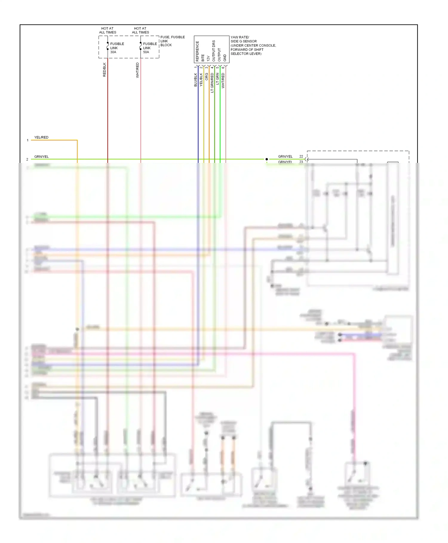 Infiniti G35 III (2002-2007) reference wiring diagram  (1 of 1)