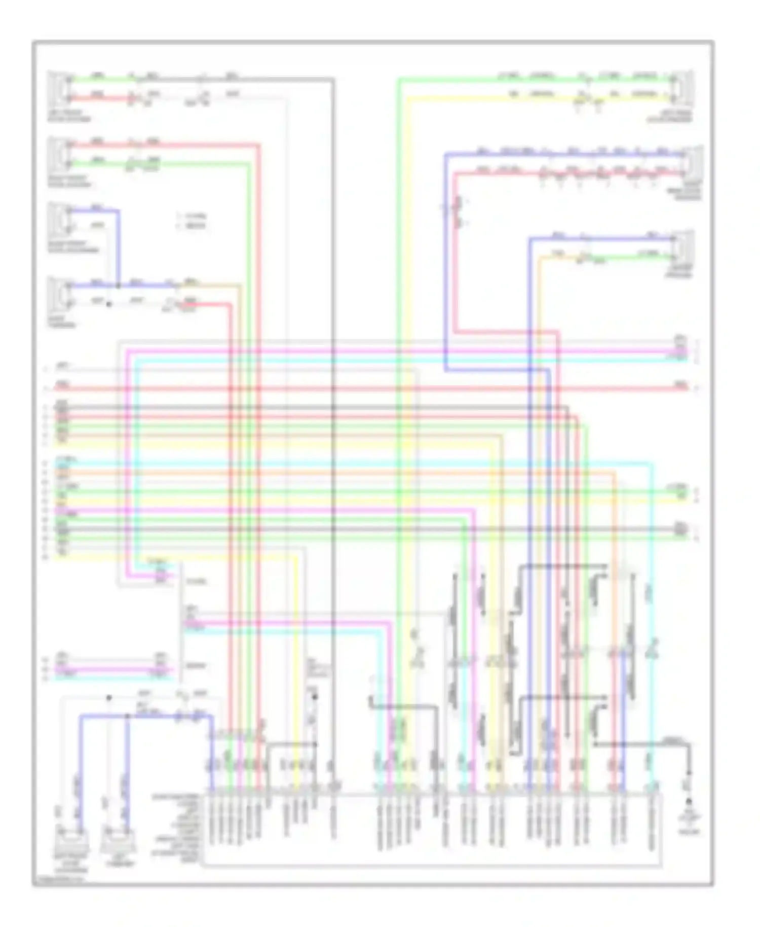G37 Infiniti IV facelift (2006-2013): Navigation circuit, except convertible (2 of 4)