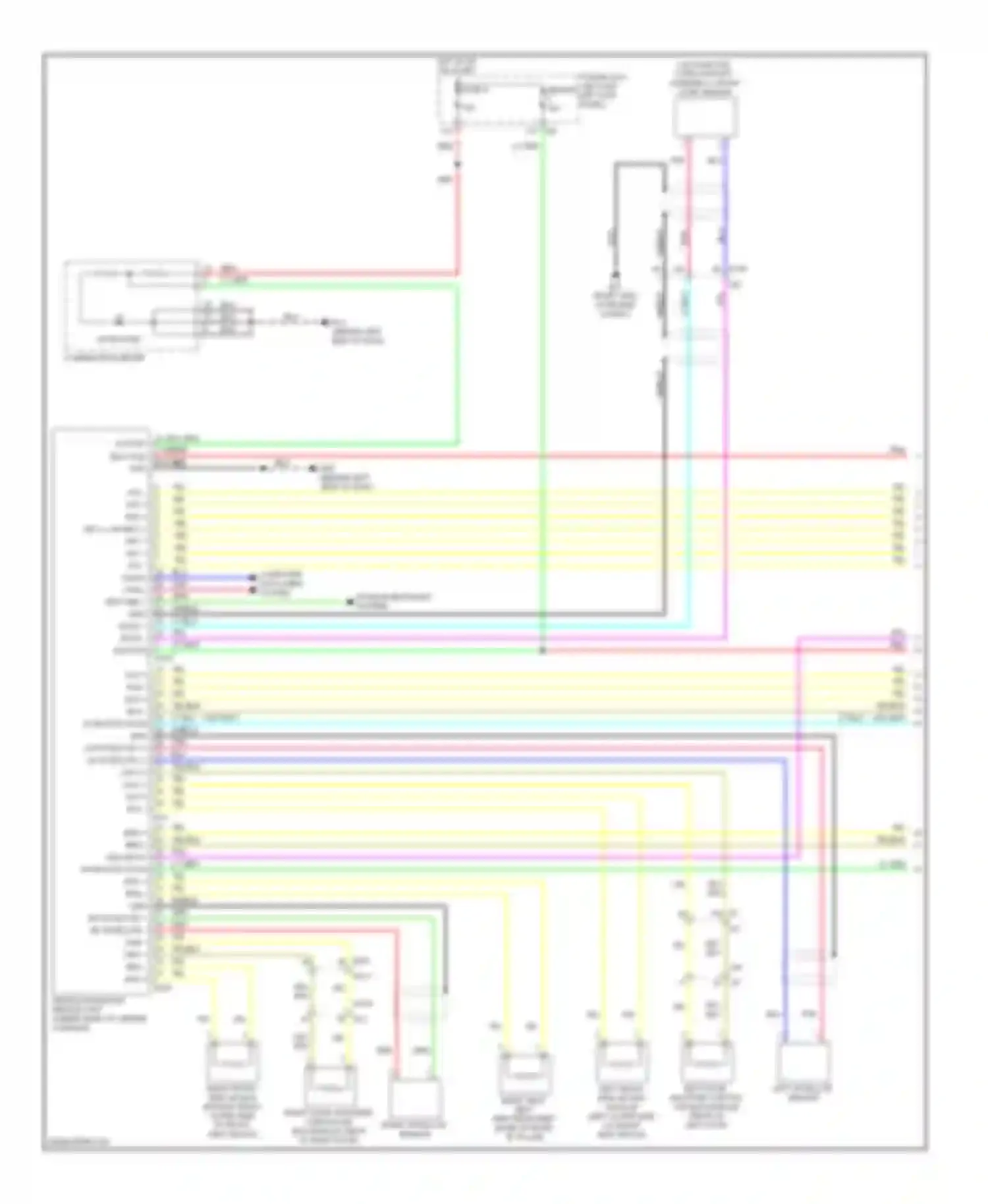 G37 Infiniti IV facelift (2006-2013): Supplemental restraints circuit, convertible (1 of 2)