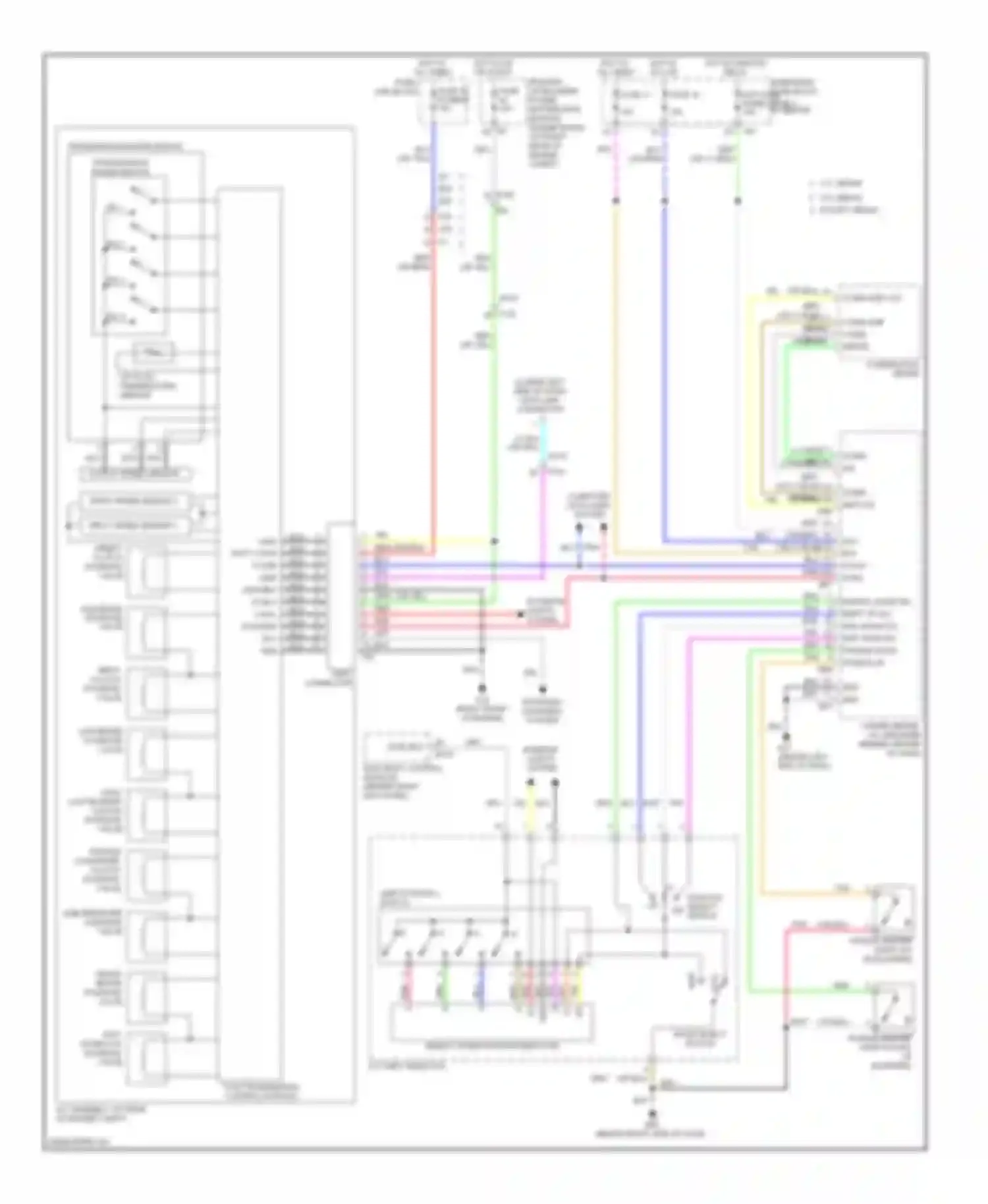 Wiring diagram 24 3 2 comm lcd amp comm amp comm meter for Infiniti G37 IV facelift (2006-2013) (1 of 1)