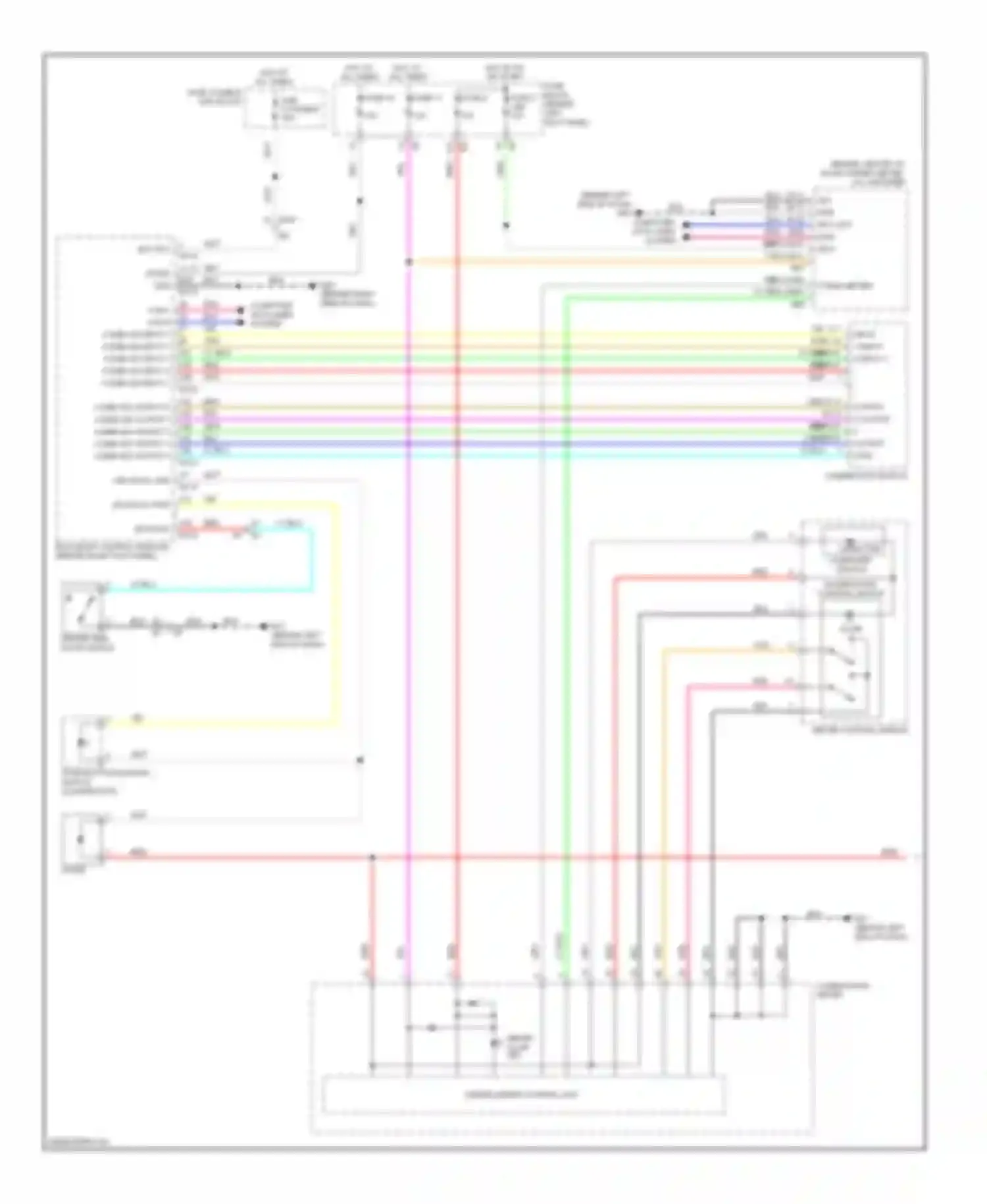 Wiring diagram 8 12 14 5 2 output 5 output 1 output 2 output 3 output 4 pnk for Infiniti G37 IV facelift (2006-2013) (1 of 1)