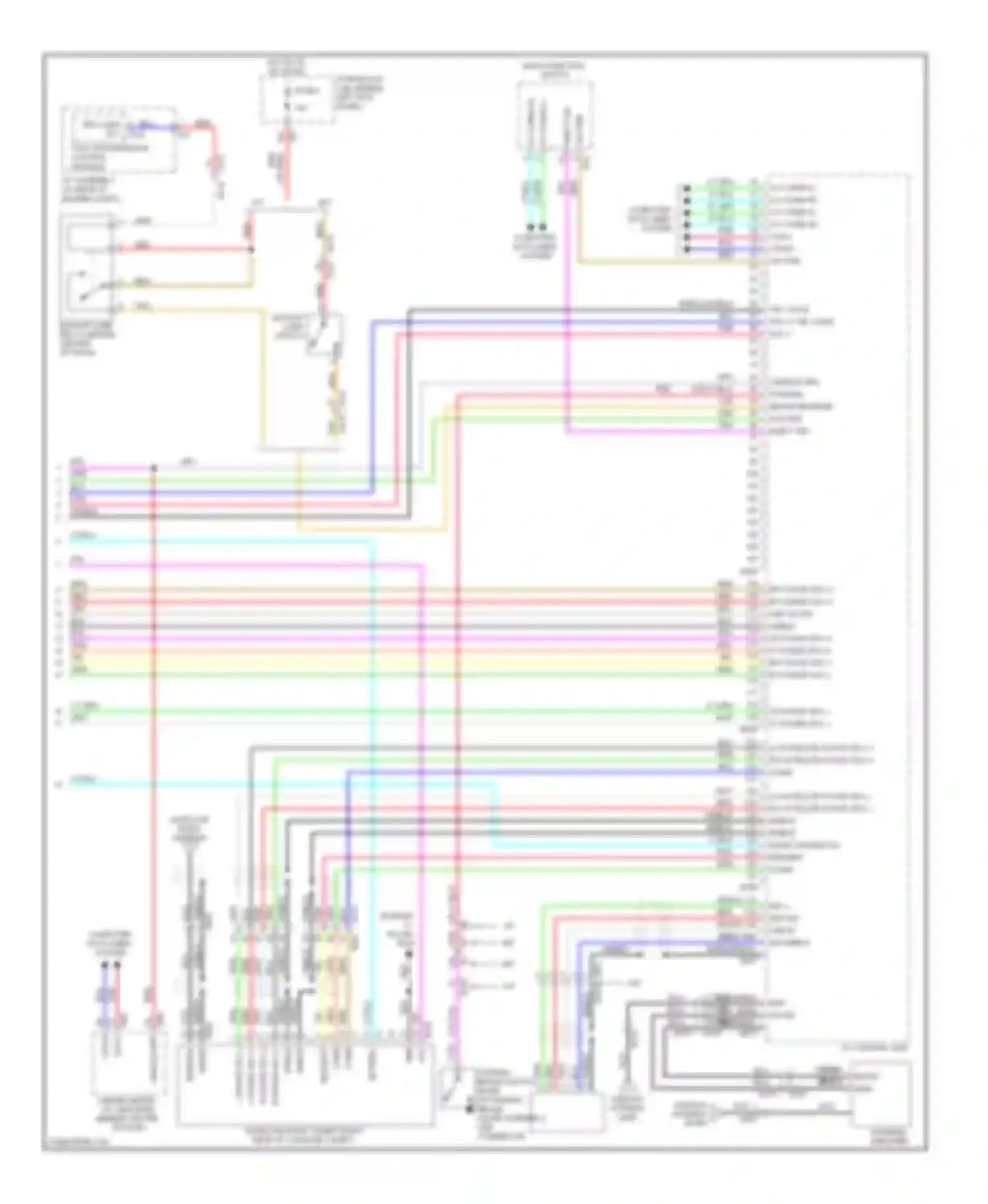 Wiring diagram a/t m/t for Infiniti G37 IV facelift (2006-2013) (1 of 5)