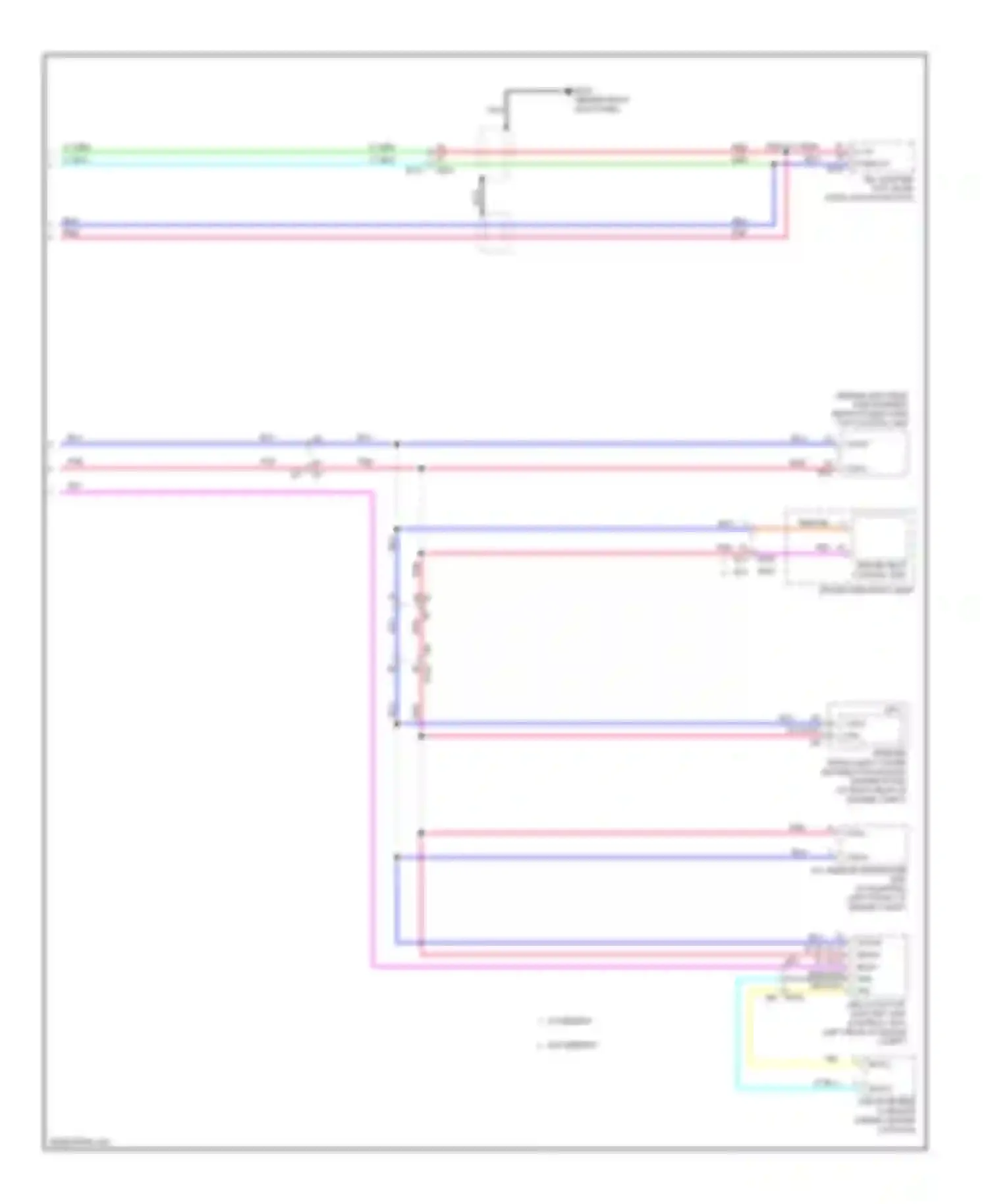 Wiring diagram can-h for Infiniti G37 IV facelift (2006-2013) (2 of 28)