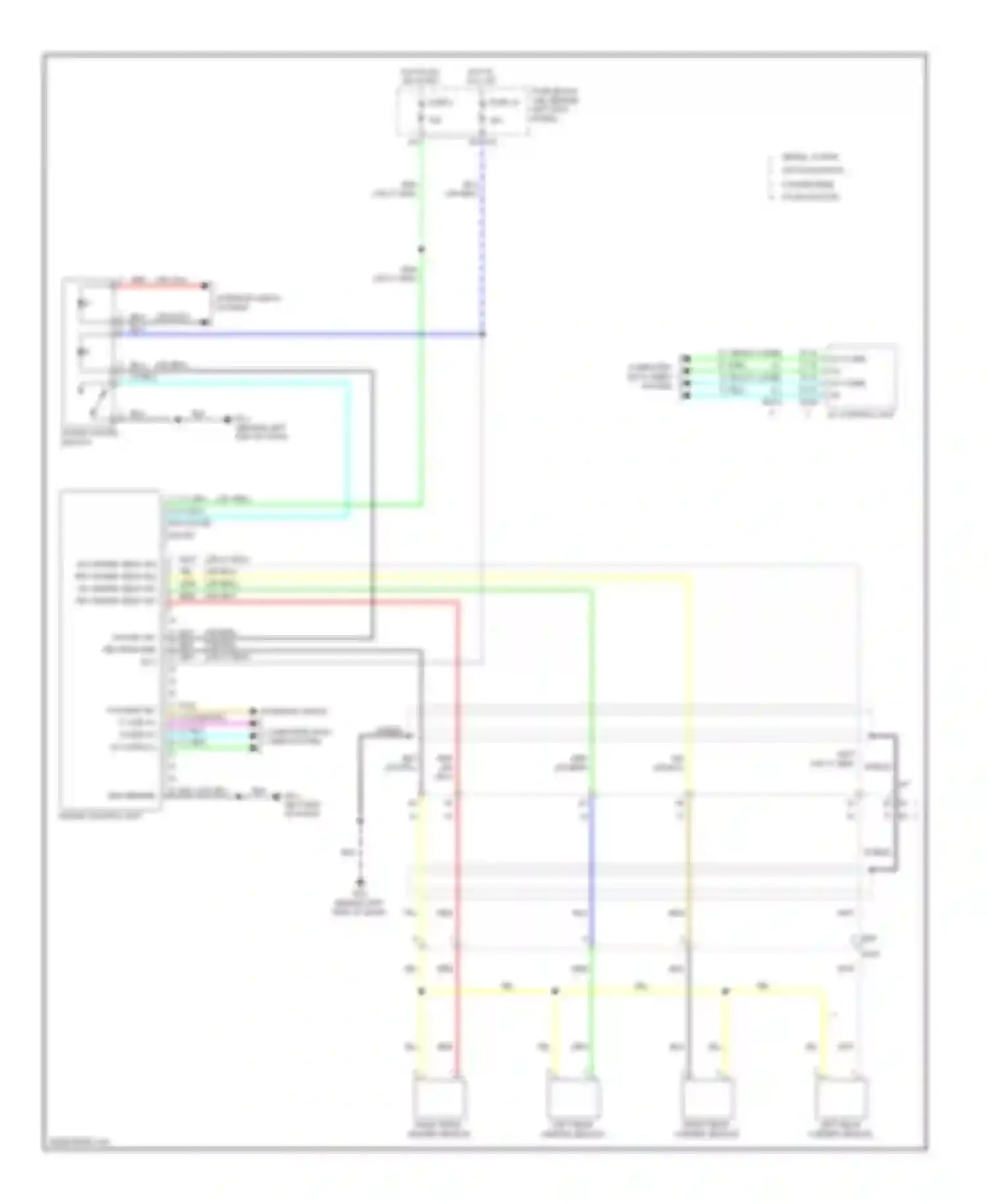 Wiring diagram cancel sw ind sens gnd for Infiniti G37 IV facelift (2006-2013) (1 of 1)