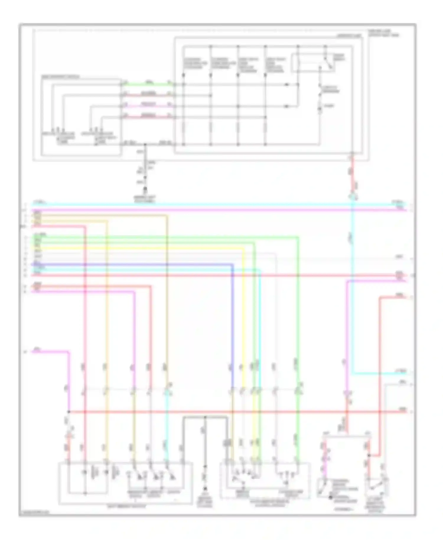 Wiring diagram change over switch for Infiniti G37 IV facelift (2006-2013) (2 of 4)