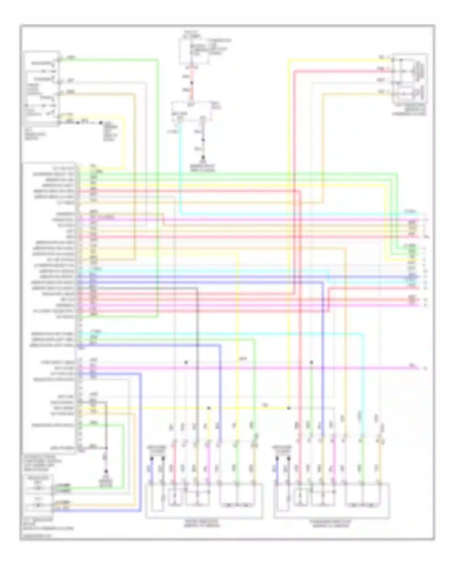 Wiring diagram defogger system for Infiniti G37 IV facelift (2006-2013) (2 of 5)