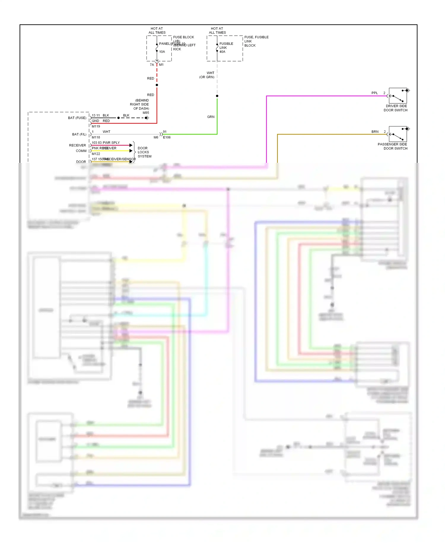 Infiniti G37 IV facelift (2006-2013) encoder wiring diagram  (3 of 5)