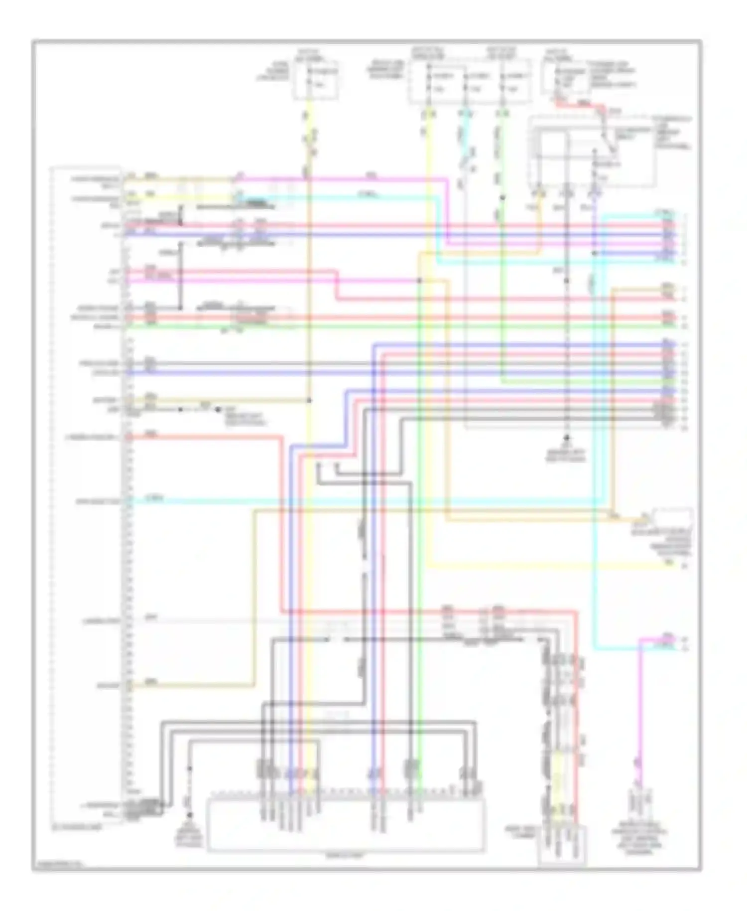 Wiring diagram fuse 19 for Infiniti G37 IV facelift (2006-2013) (7 of 22)