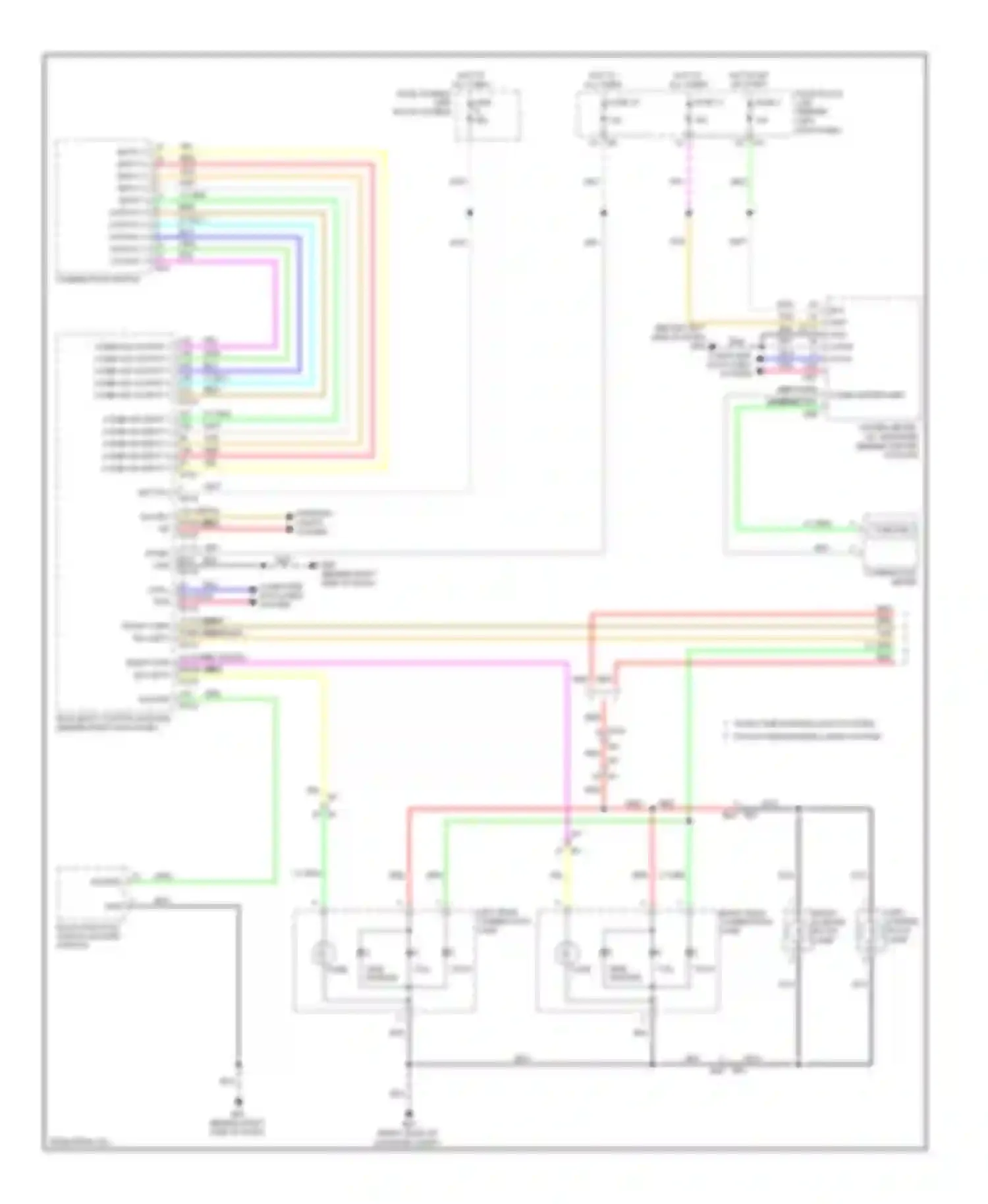 Wiring diagram fuse 3 for Infiniti G37 IV facelift (2006-2013) (7 of 30)